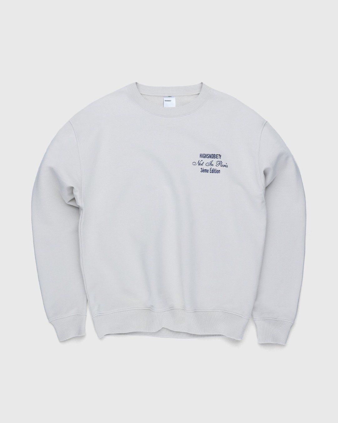 Highsnobiety – Not In Paris 3 Tour Eiffel Crewneck Natural - Sweats - Grey - Image 2