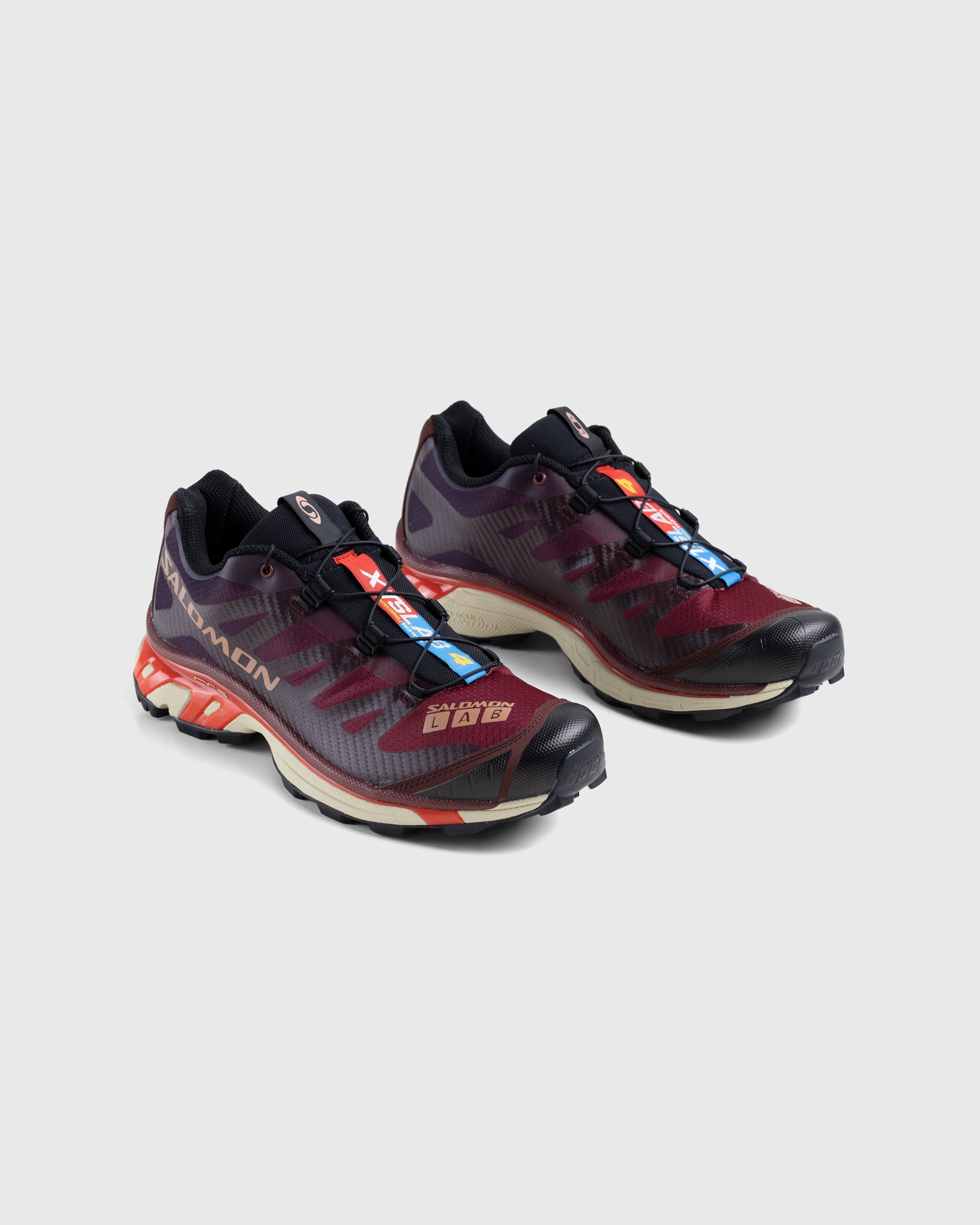 Salomon – XT-4 Bitter Chocolate/Mocha Mousse/Fiery Red - Sneakers - Red - Image 3