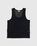 Cotton Mesh Knit Tank Top Black