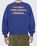 Acne Studios – George Friedrich Handel Embroidered Crewneck Sweatshirt Blue - Sweats - Blue - Image 2