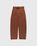Lemaire – Twisted Belted Pants Brown