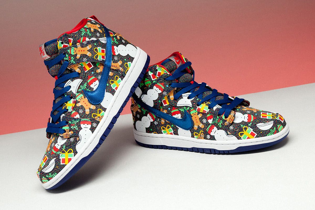Ugly Christmas Sweater Dunks 2022