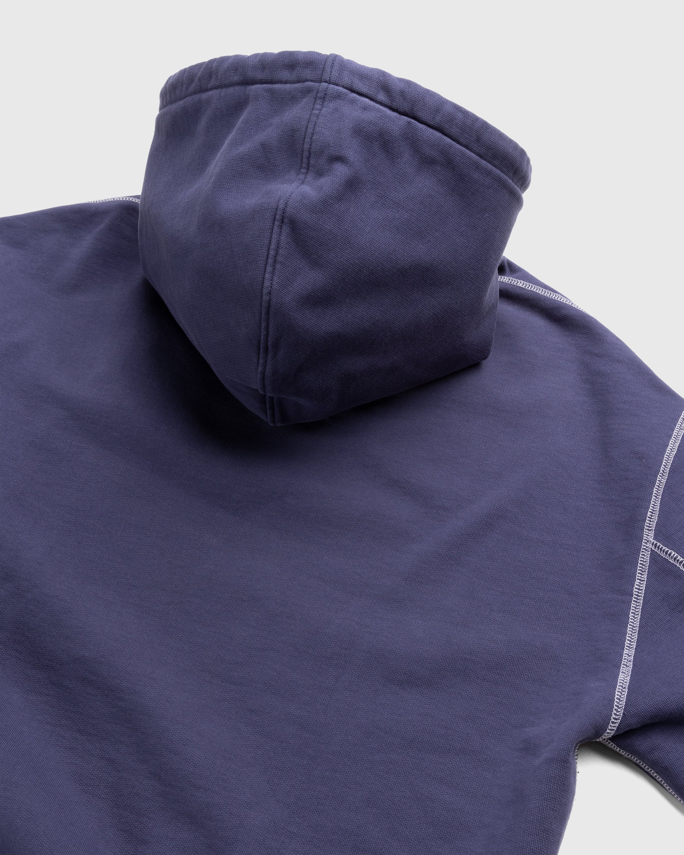 Highsnobiety – Garment Dyed Hoodie Navy - Hoodies - Blue - Image 5