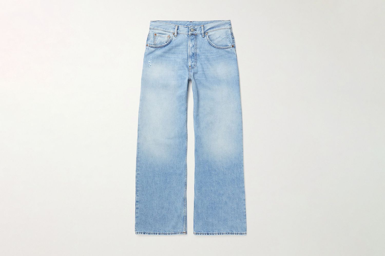 2021M Bootcut Distressed Jeans