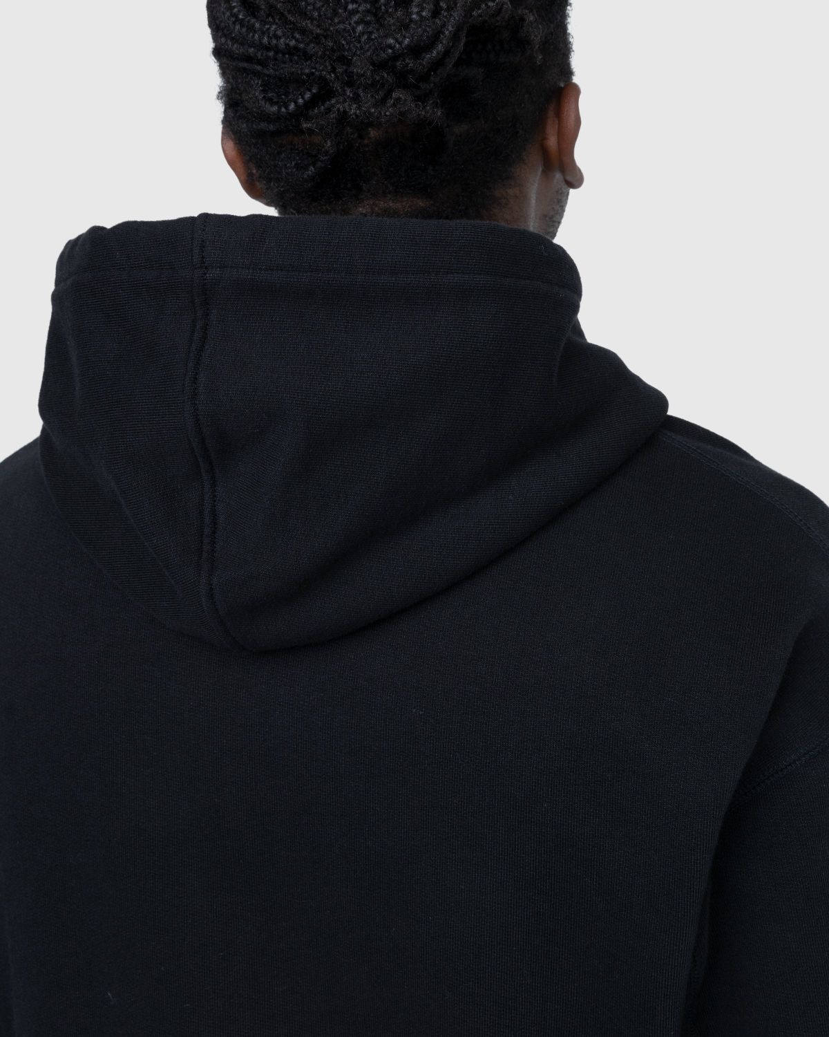 Highsnobiety – Thermal Zip Fleece Hoodie Black - Sweats - Black - Image 8
