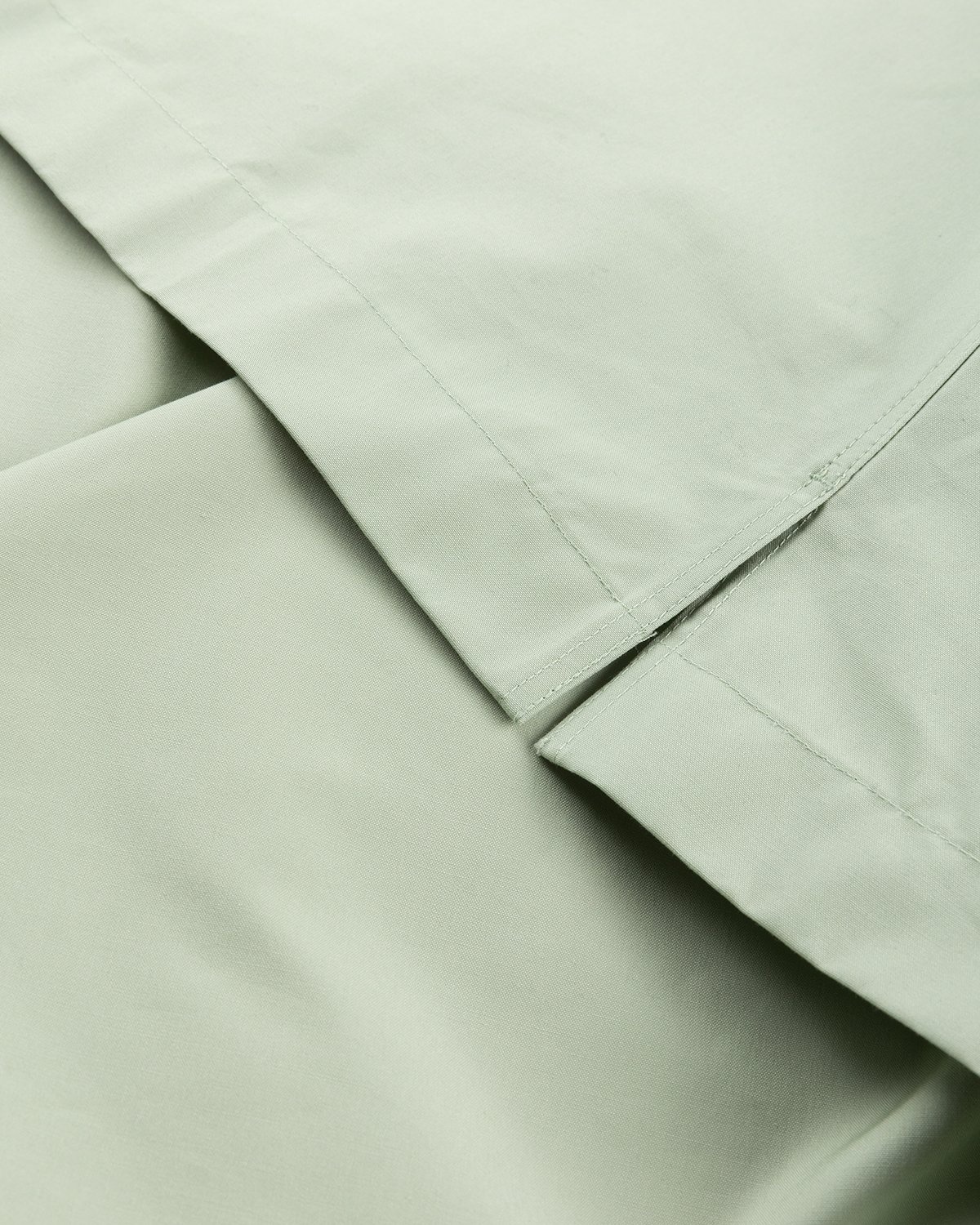 Jil Sander – Two-Tone Diagonal Cut Shirt Black/Green - Shirts - Green - Image 4