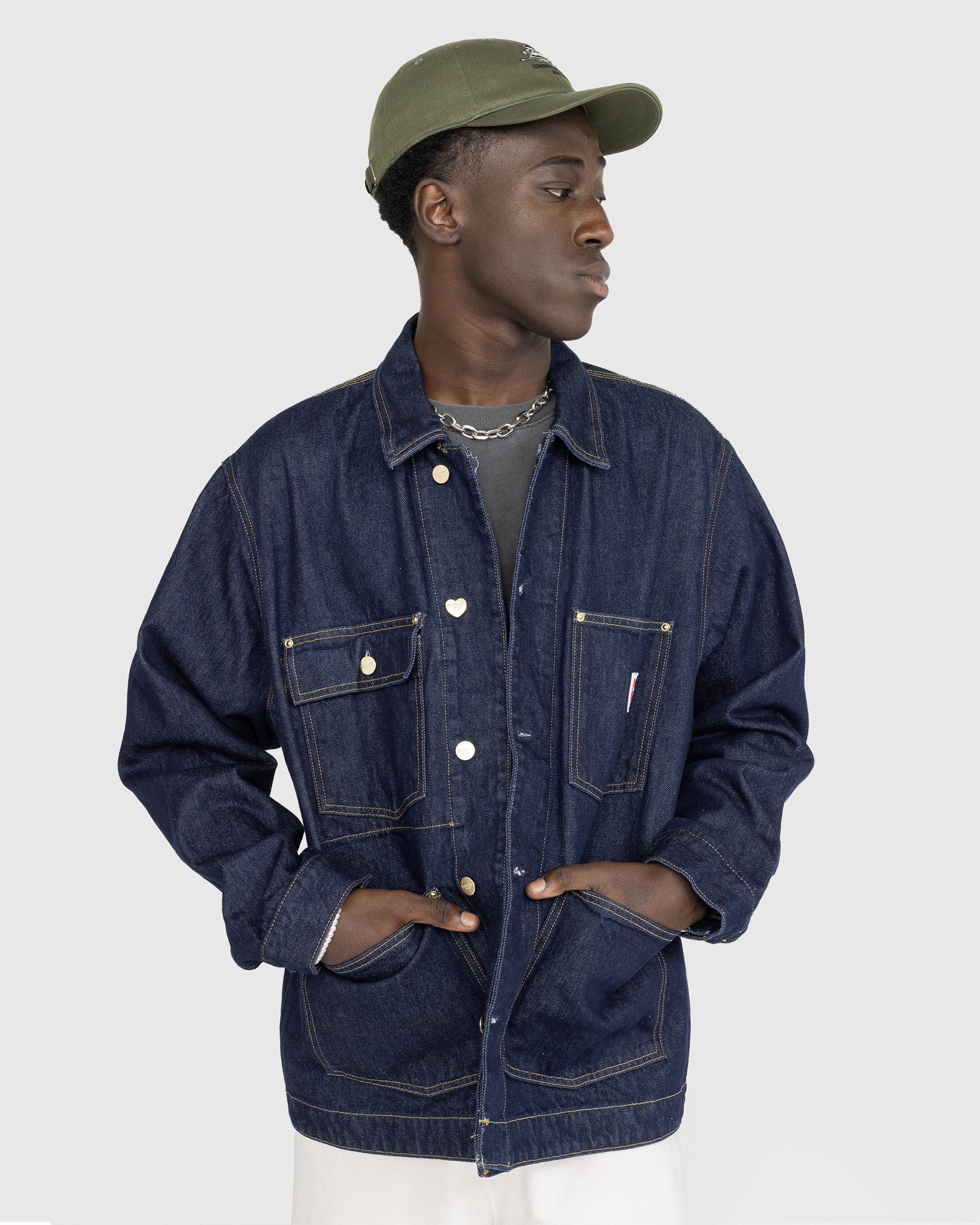 Carhartt blue denim jacket sales