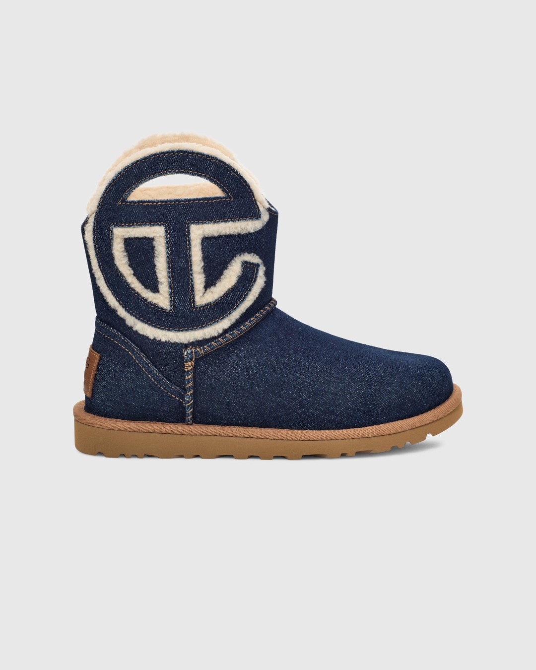 Ugg x Telfar – Logo Mini Boot Indigo - Boots - Blue - Image 1