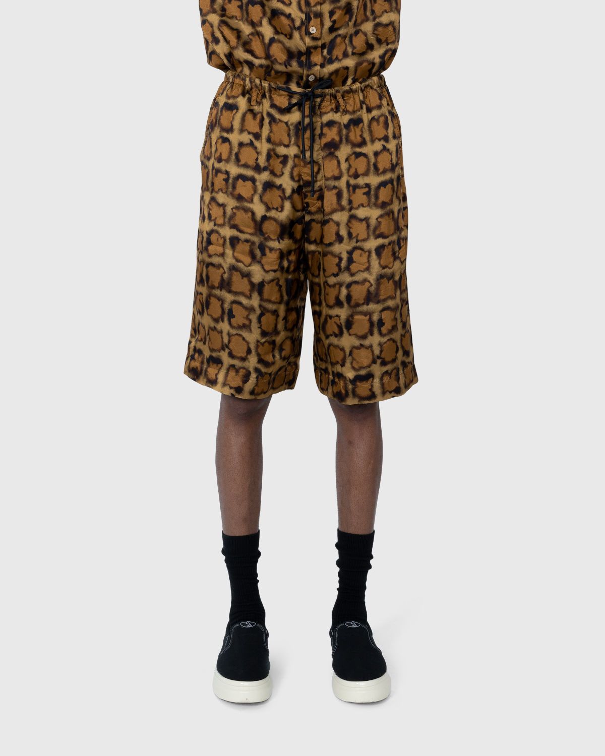 Dries van Noten – Plyd Shorts Camel - Shorts - Yellow - Image 2