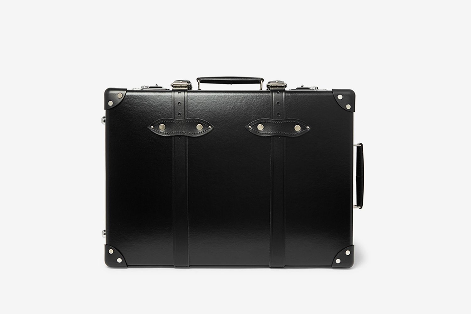 20" Leather-Trimmed Carry-On Suitcase