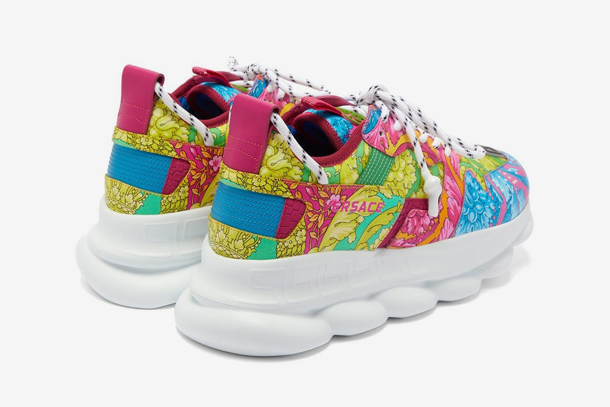 versace chain reaction baroque print release date price