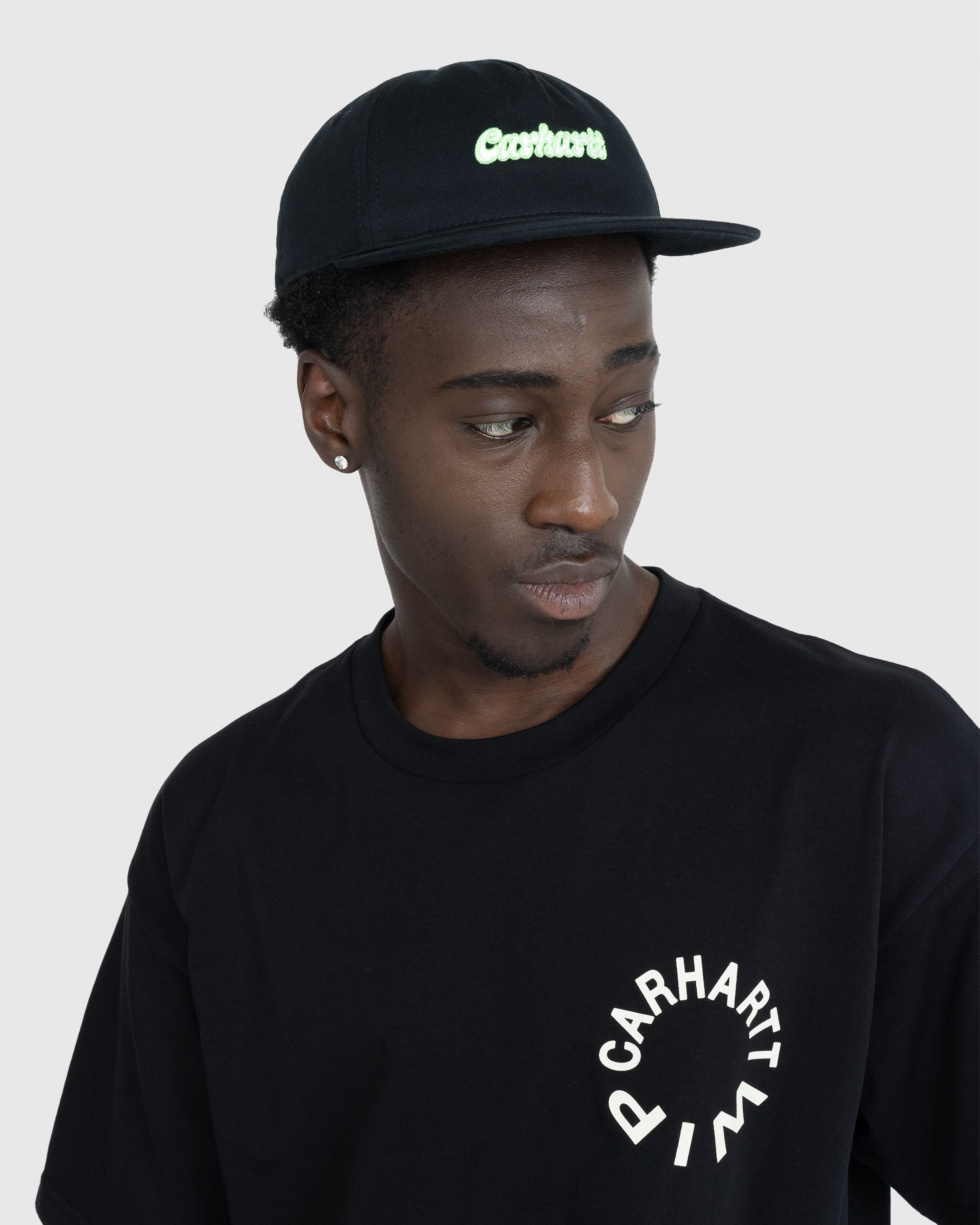 Carhartt WIP – Liquid Script Cap Black - Hats - Black - Image 4