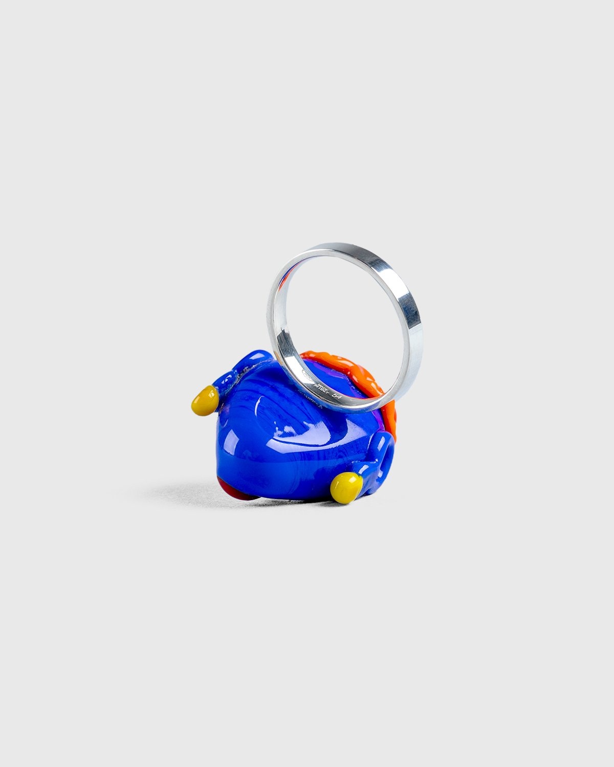 Nita – Kenneth Ize Graphic Ring Blue - Jewelry - Blue - Image 2