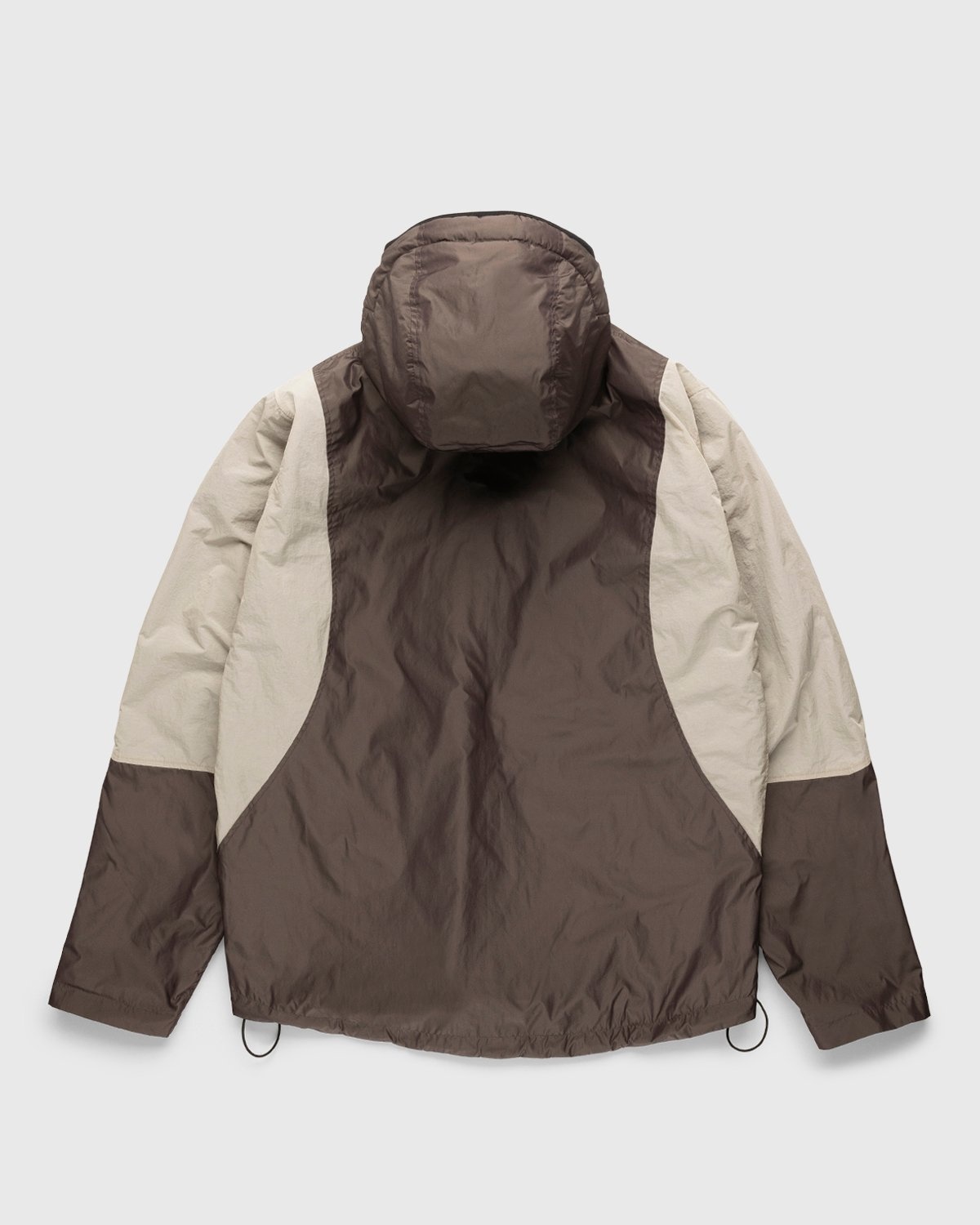 Arnar Mar Jonsson – Texlon Composition Outerwear Jacket Beige Chocolate Black - Outerwear - Black - Image 2