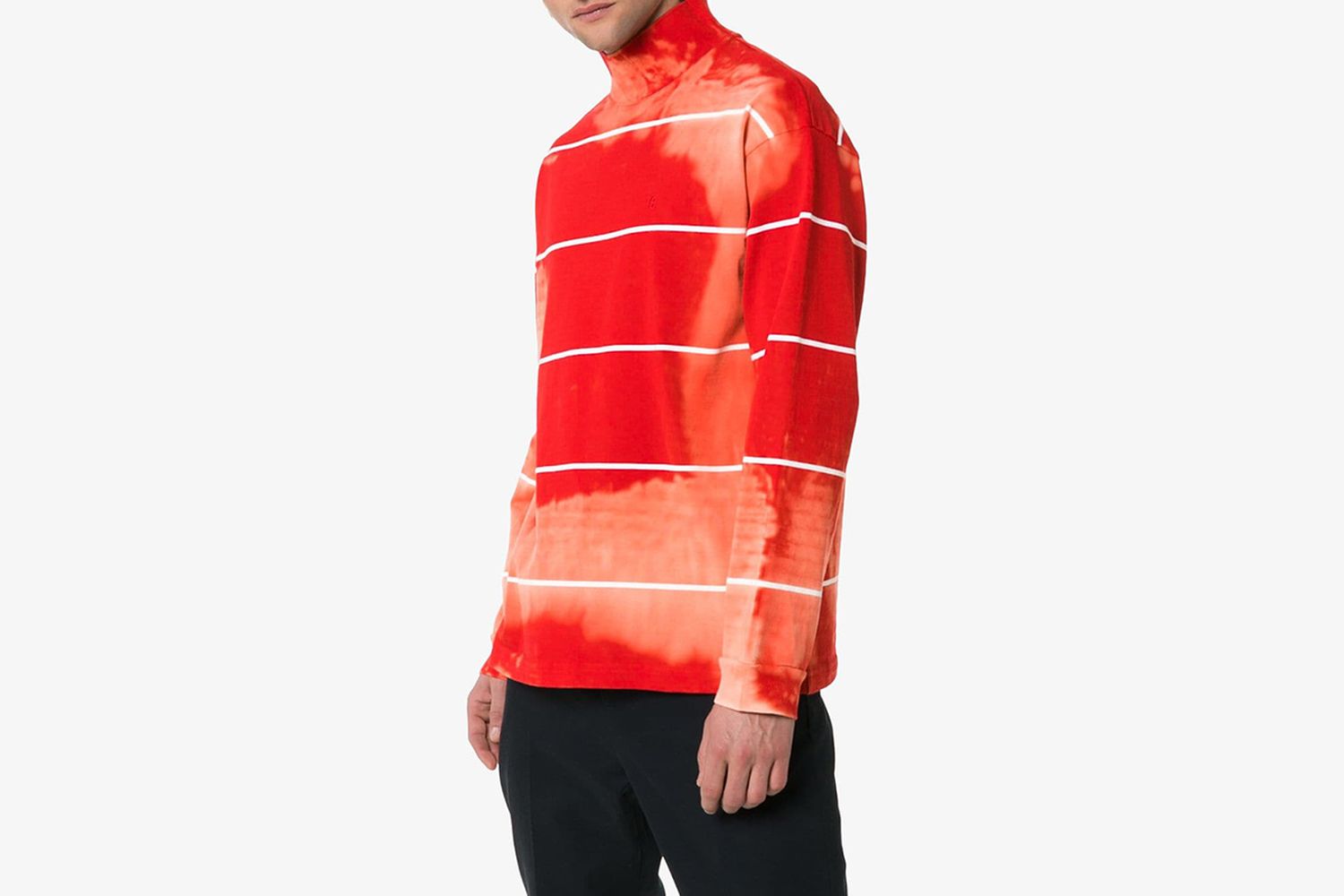 Tie-dye Turtleneck Sweatshirt