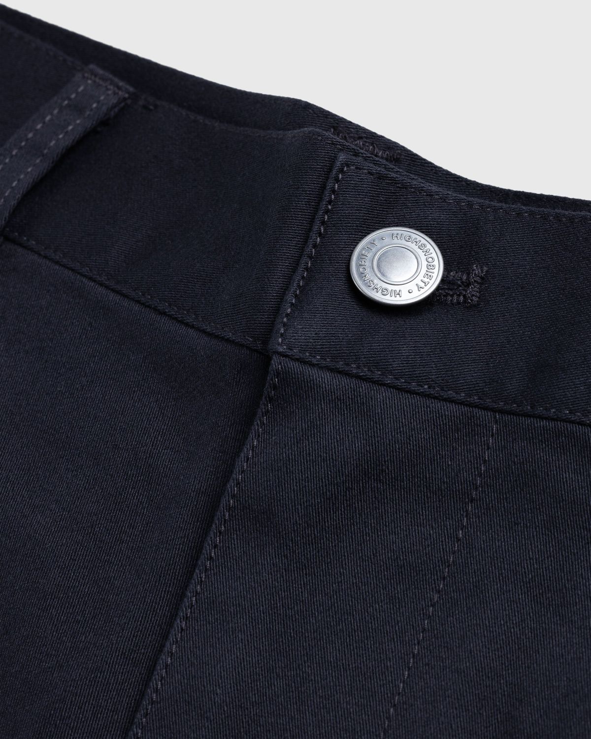 Highsnobiety HS05 – Reverse Twill Baggy Trouser Black - Pants - Black - Image 6