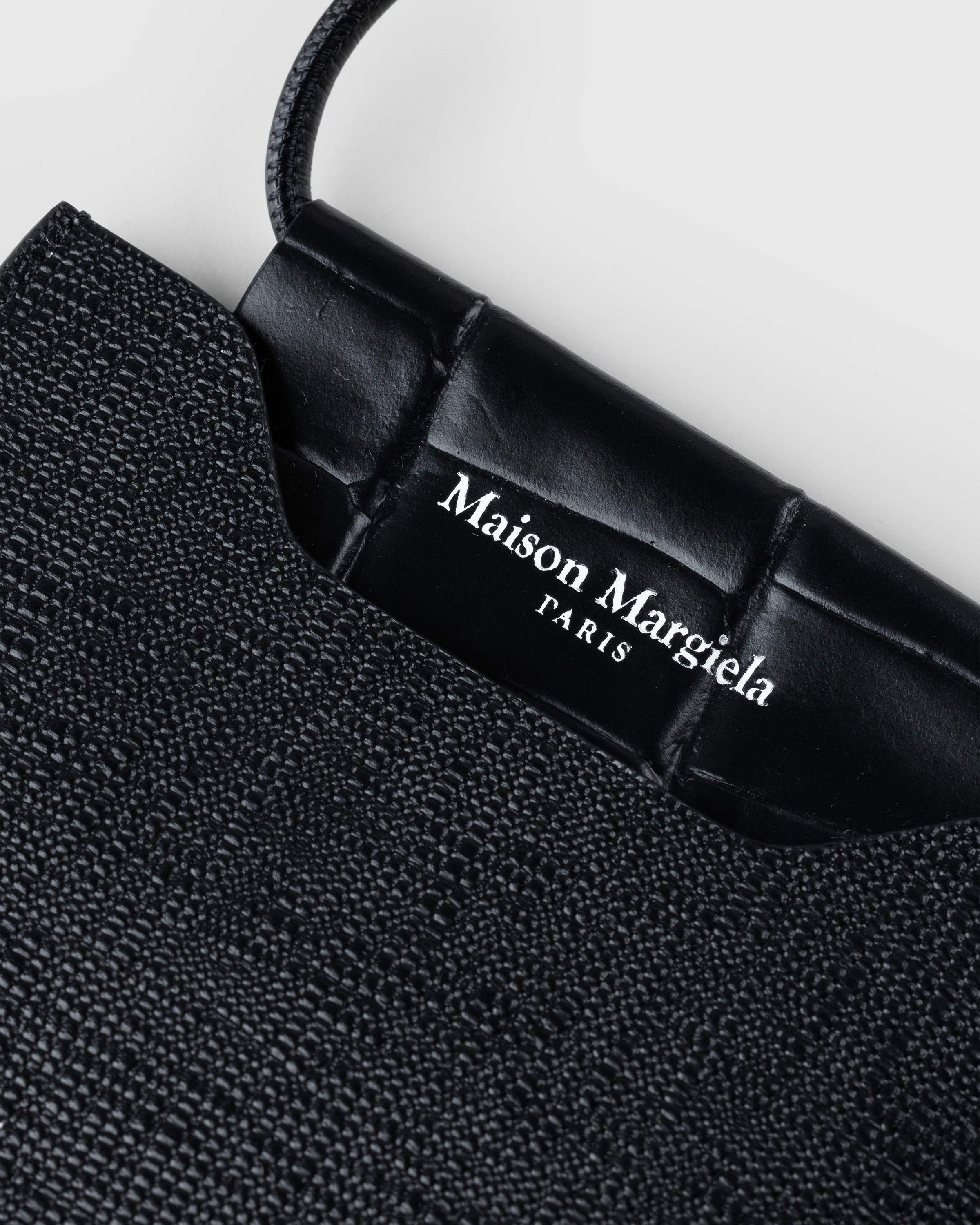 Maison Margiela – Leather Pouch Black - Bags - White - Image 4
