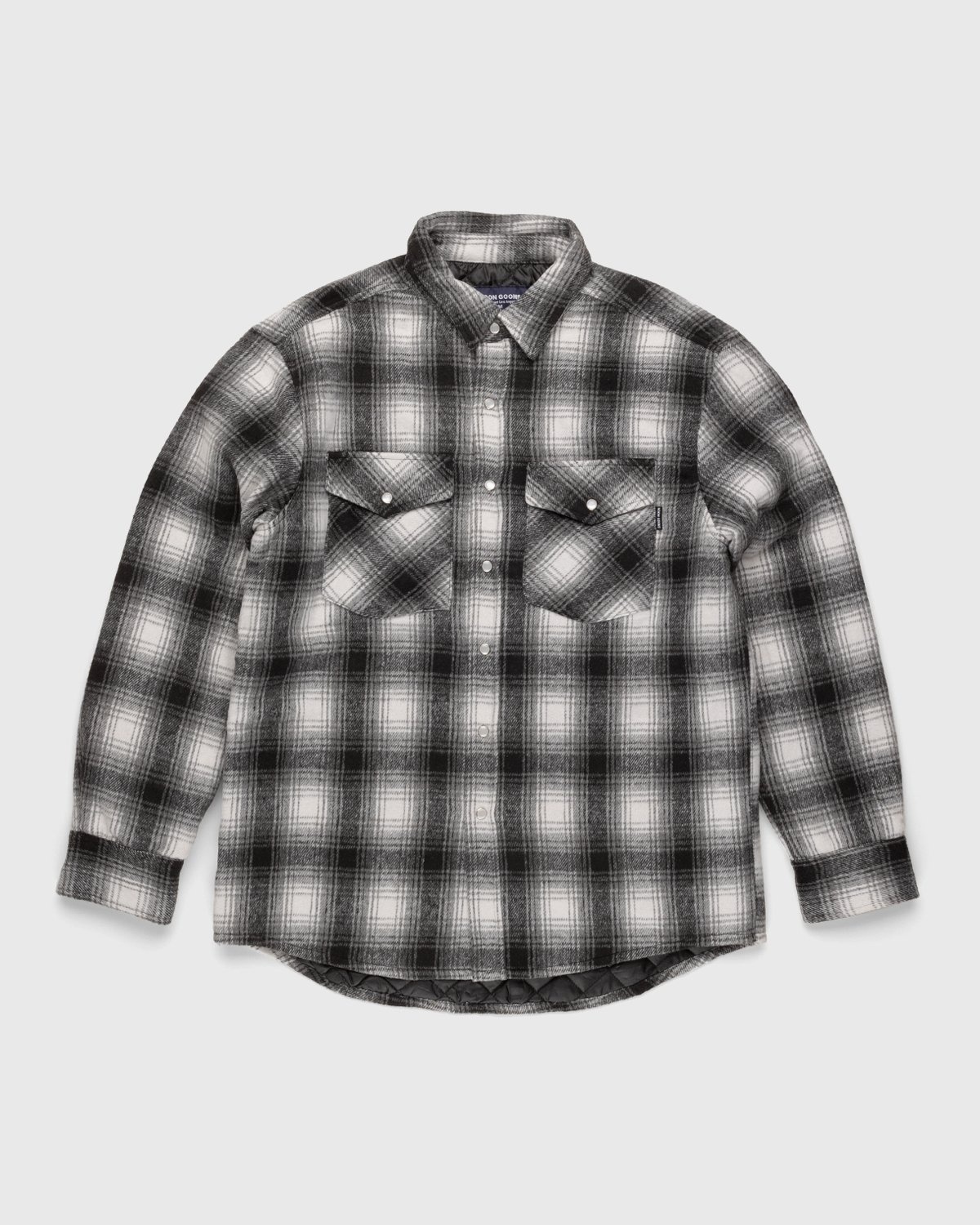 Noon Goons – Tahoe Quilted Flannel Grey - Outerwear - Grey - Image 1