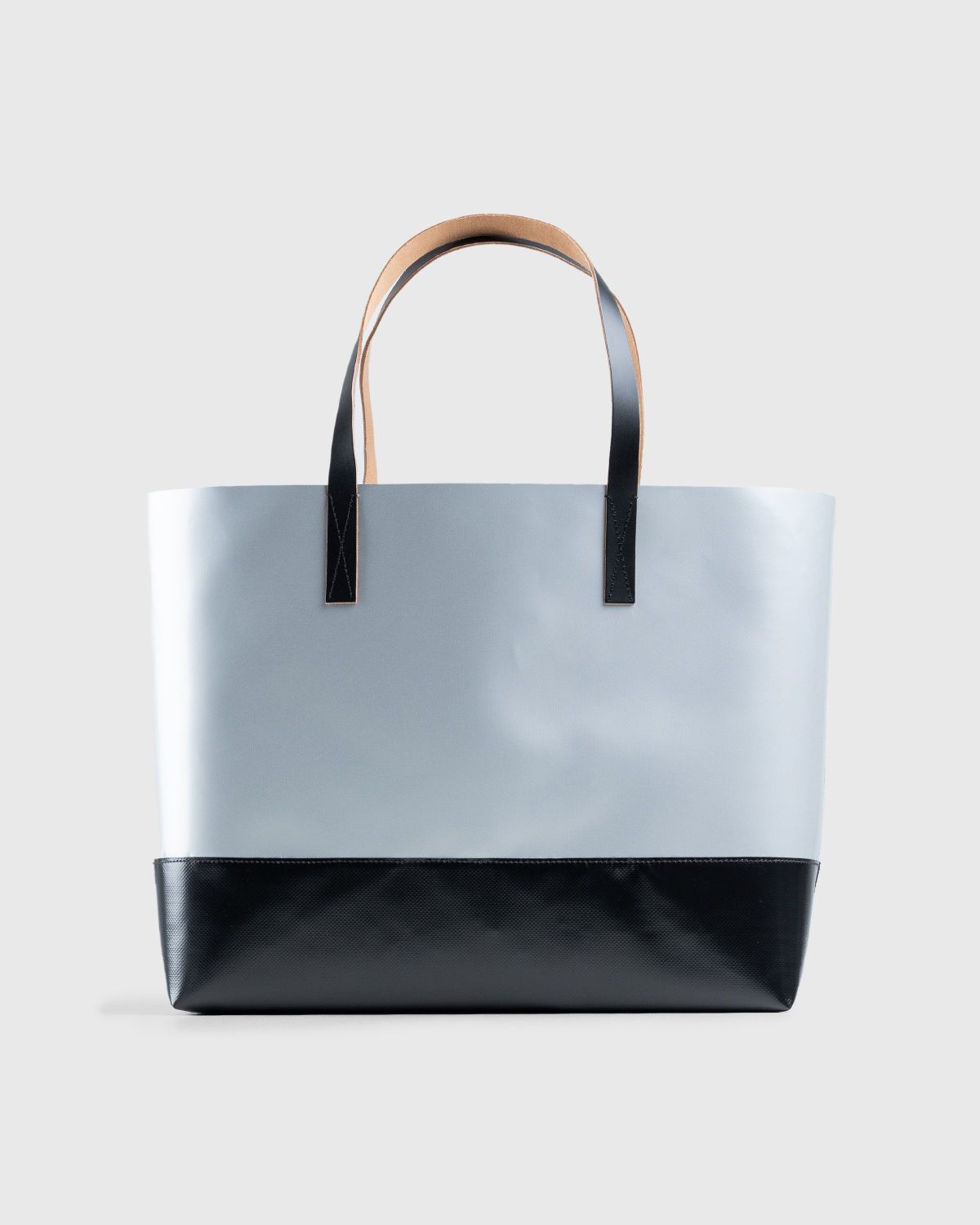 Marni – Tribeca Two-Tone Tote Bag Light Grey - Tote Bags - Multi - Image 2
