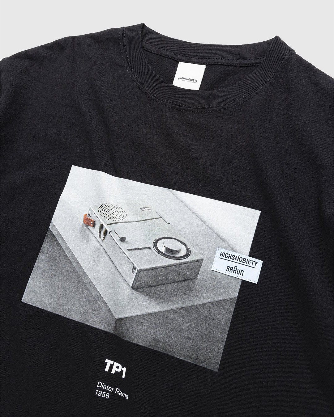 BRAUN x Highsnobiety – TP1 T-Shirt Black - T-Shirts - Black - Image 3