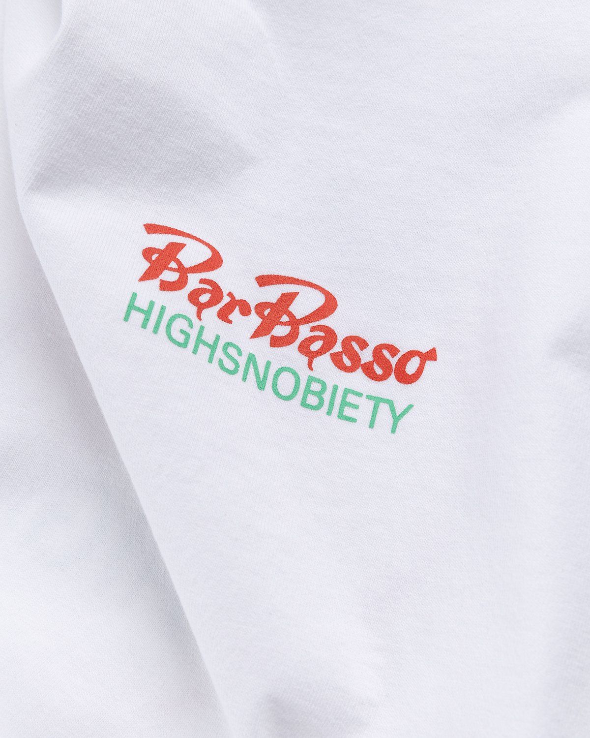 Bar Basso x Highsnobiety – Cocktail Glass T-Shirt White - T-Shirts - White - Image 4