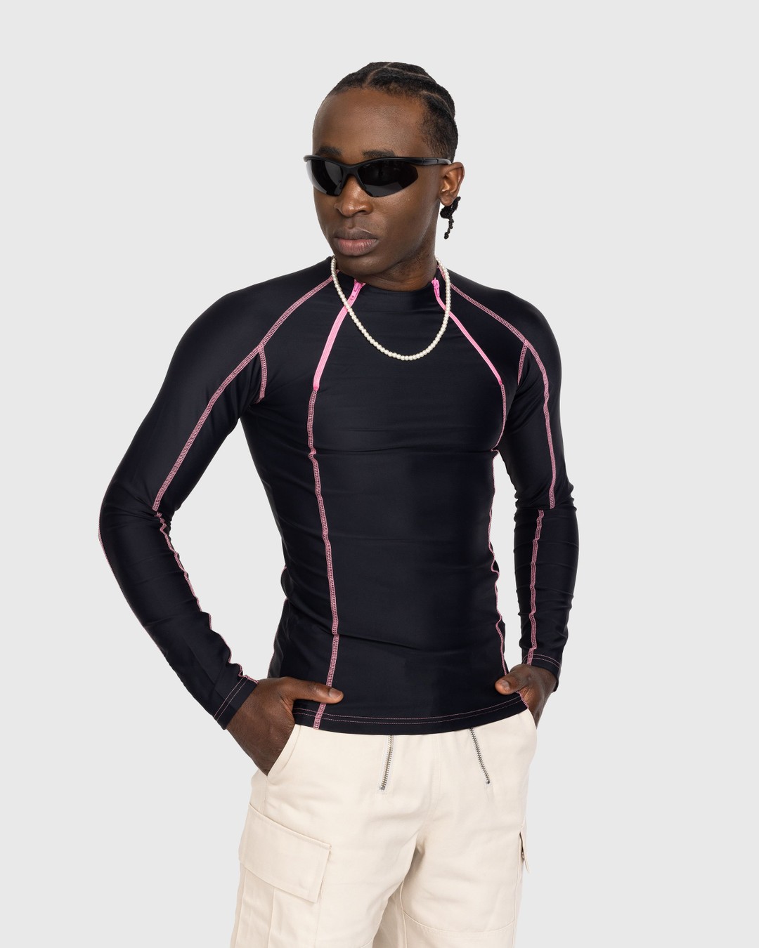GmbH – Ande Recycled Jersey Black - Longsleeves - Black - Image 2