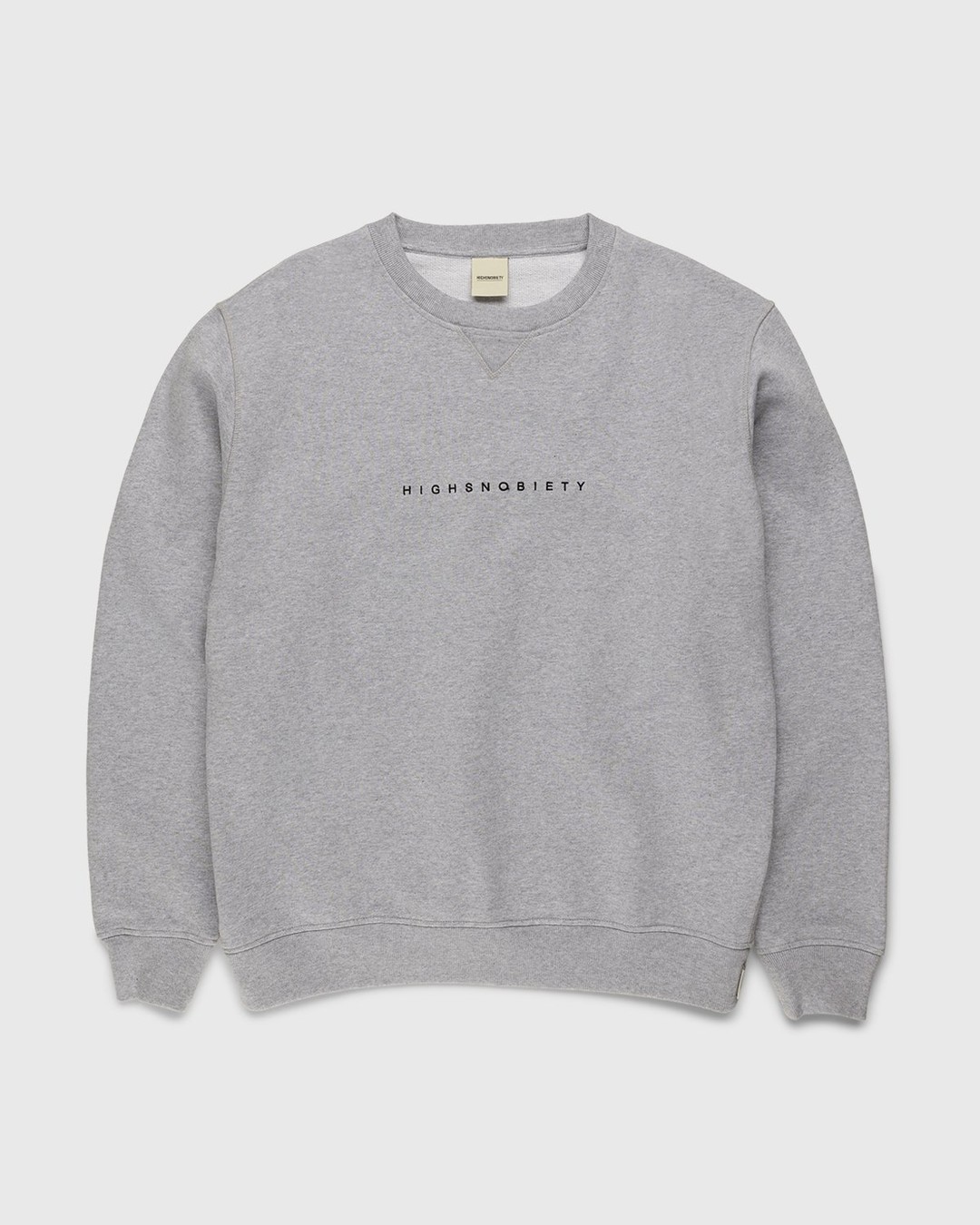 Highsnobiety – Staples Crew Heather Grey - Sweats - Grey - Image 1