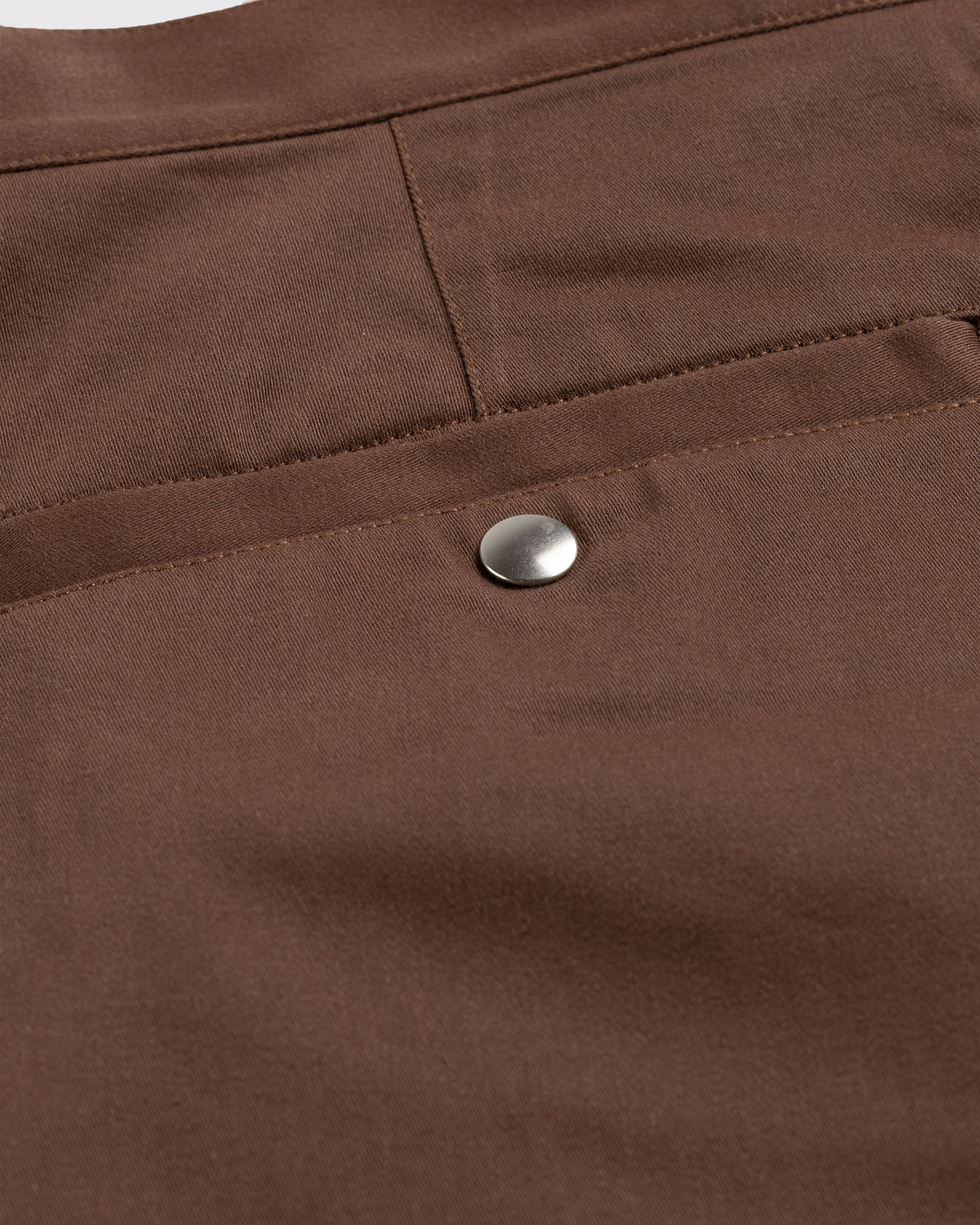 Highsnobiety HS05 – Reverse Twill Baggy Trouser Brown - Pants - Brown - Image 7