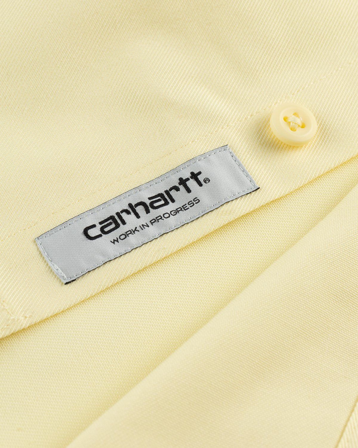 Carhartt WIP – Master Shirt Soft Yellow | Highsnobiety Shop