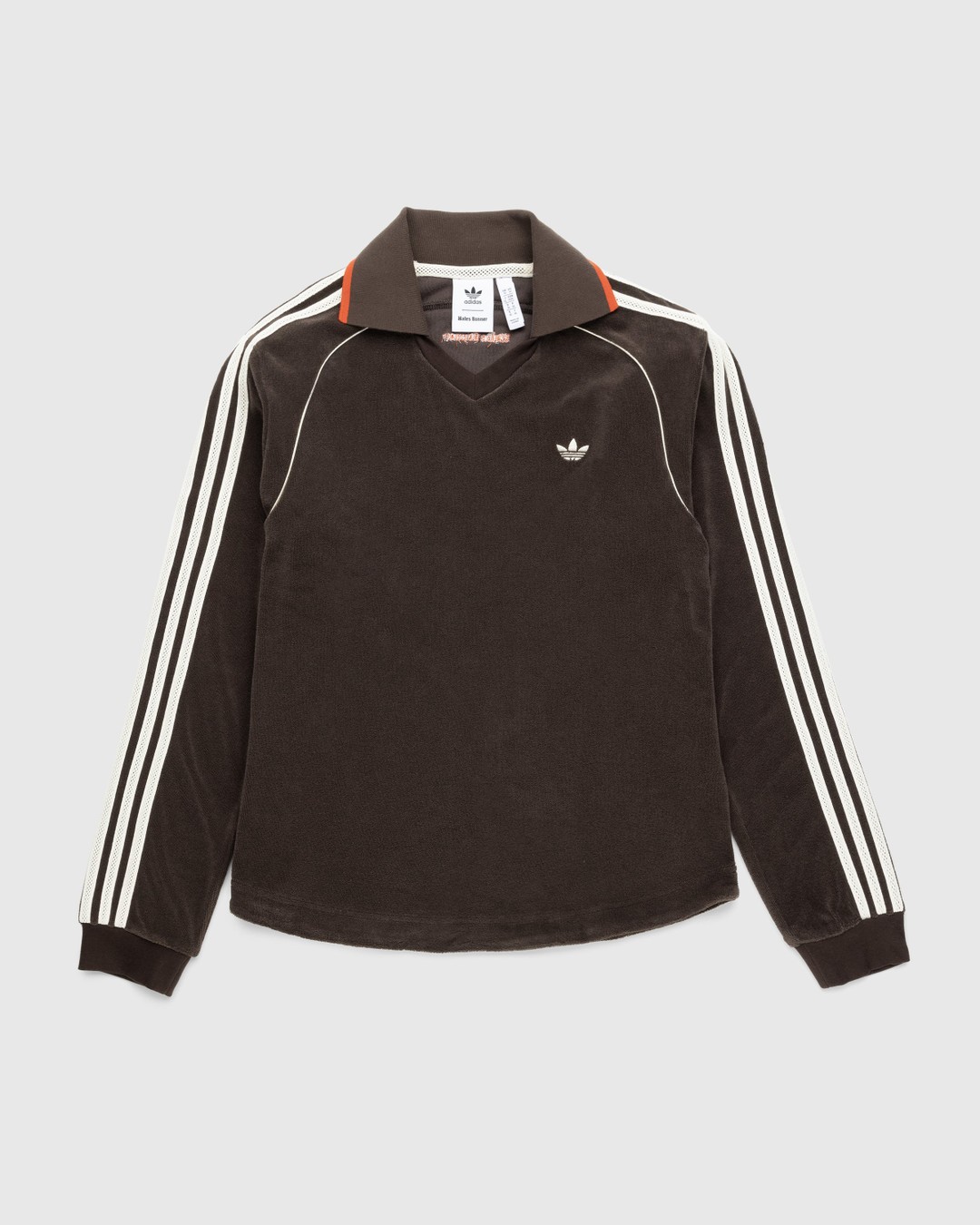 Adidas x Wales Bonner – Logo Embroidered Longsleeve Dark Brown - Longsleeves - Brown - Image 1