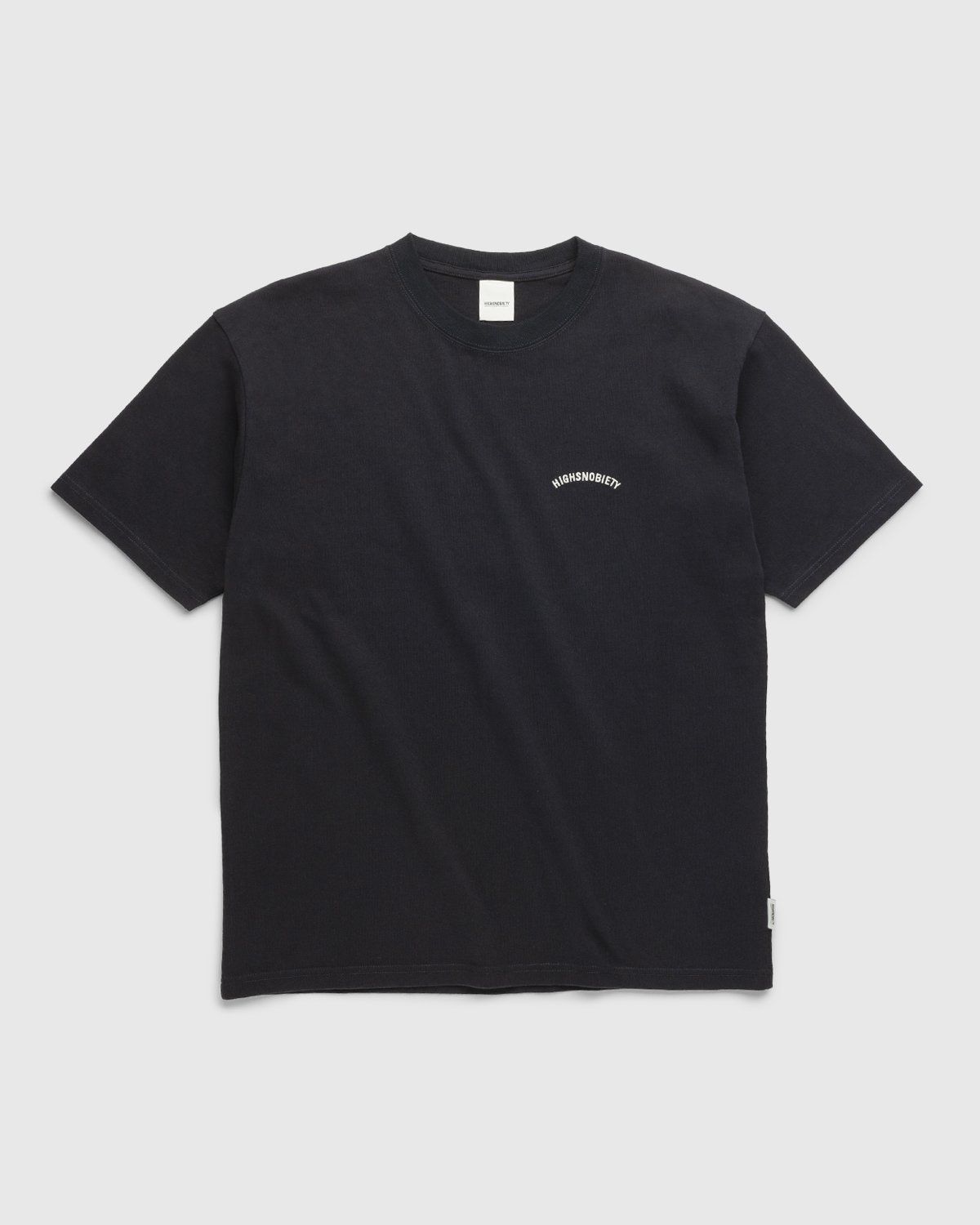 Highsnobiety – Heavy Logo Staples T-Shirt Black - T-shirts - Black - Image 1