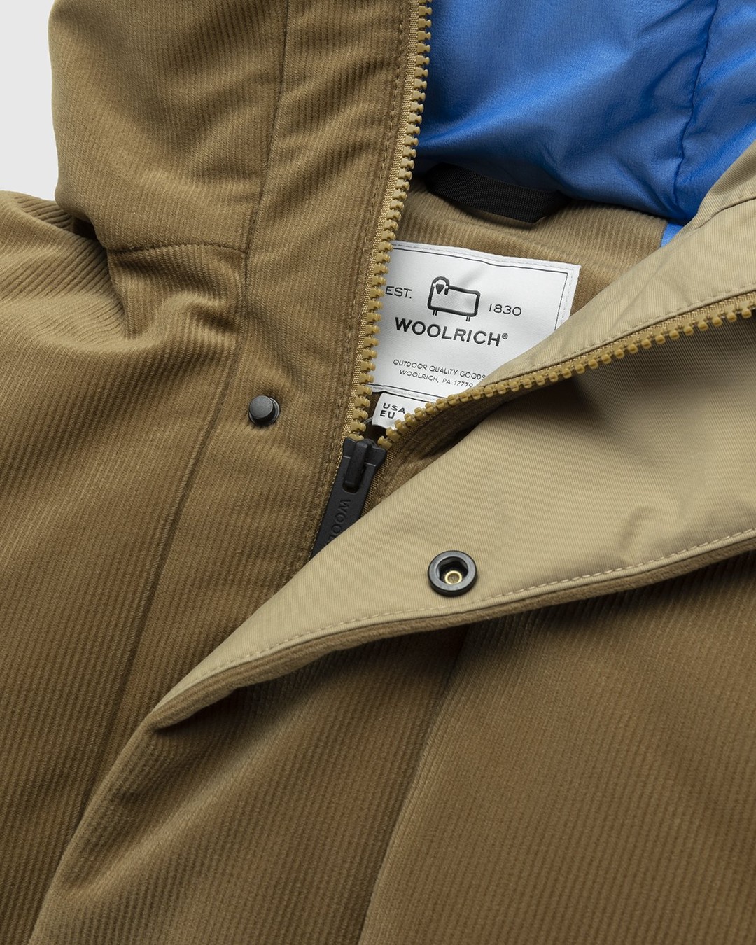 Woolrich corduroy puffy down parka clearance