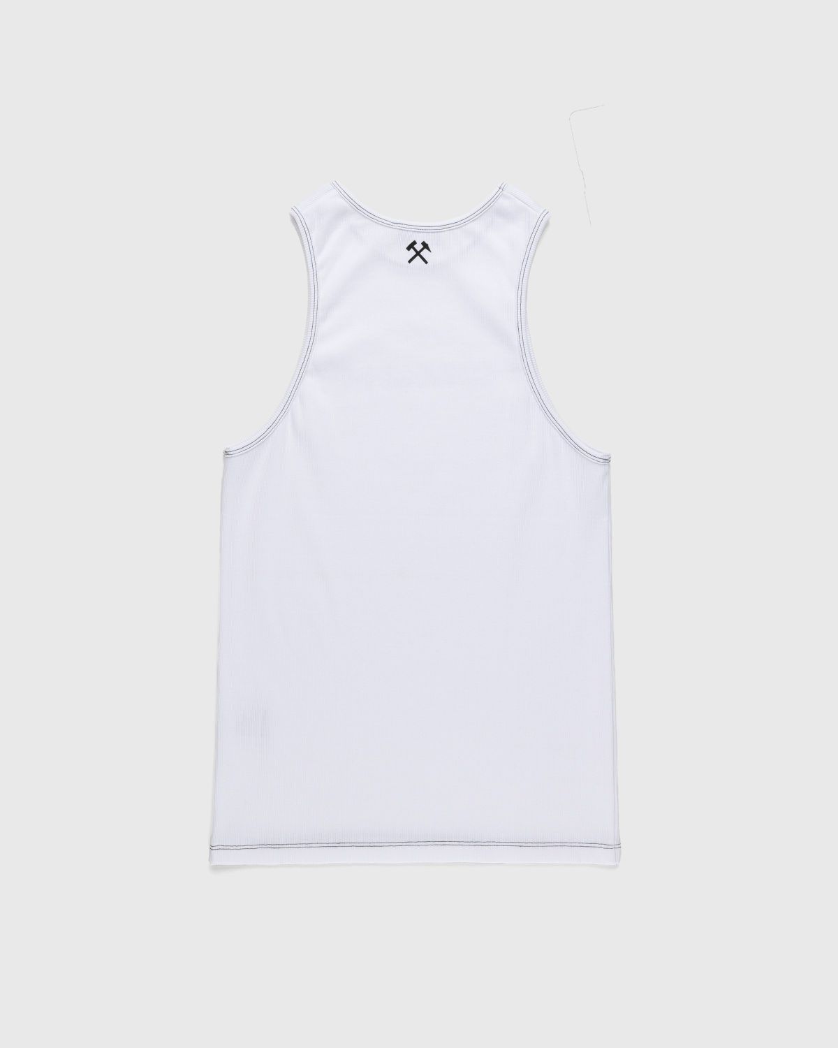GmbH – Ali Rib Tank Top White - Men Tops - White - Image 2