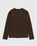 Marine Serre – Large Fit Moon Top Brown - Longsleeves - Brown - Image 5