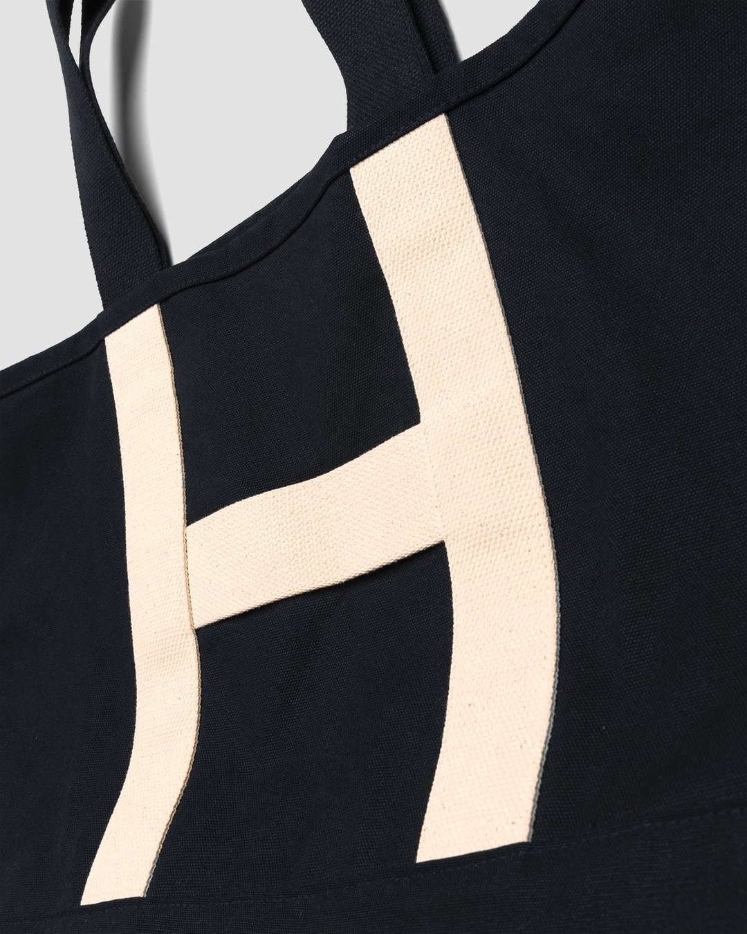 Highsnobiety – Heavy Canvas Large Shopper Tote Black - Bags - Black - Image 3