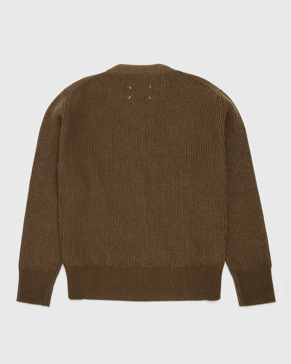 Maison Margiela – Pullover Olive - Knitwear - Green - Image 2
