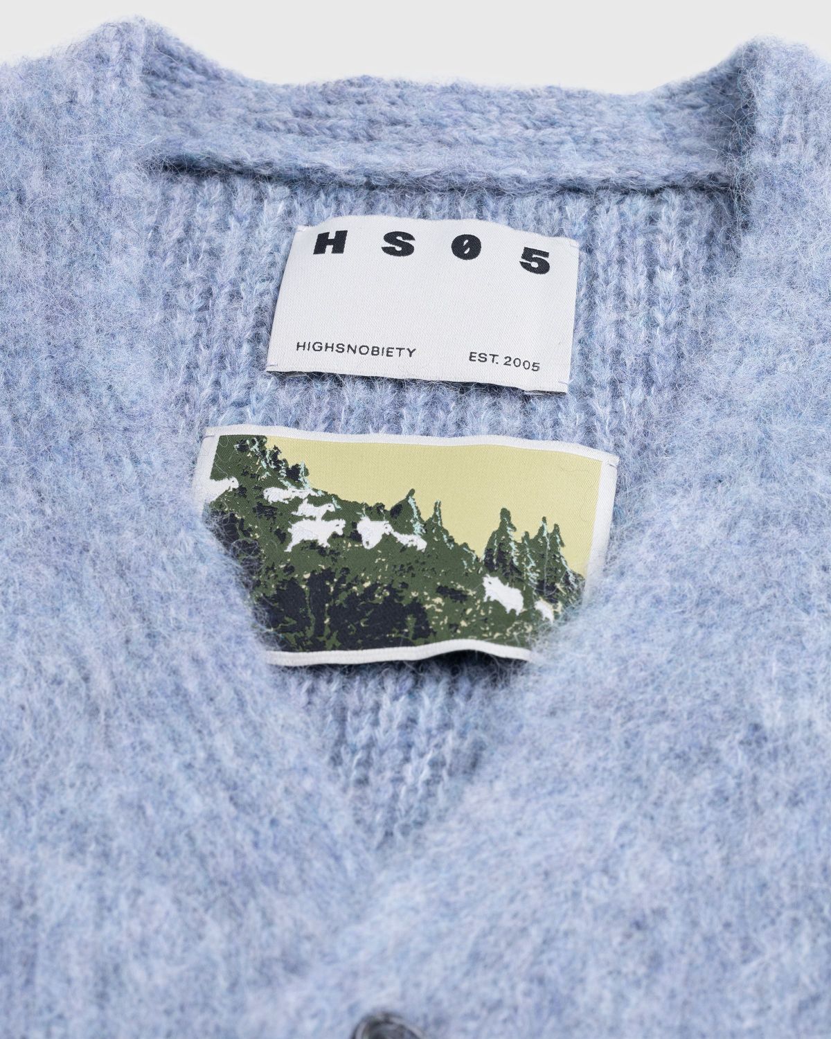 Highsnobiety HS05 – Brushed Alpaca Cardigan Light Blue - Knitwear - Blue - Image 6