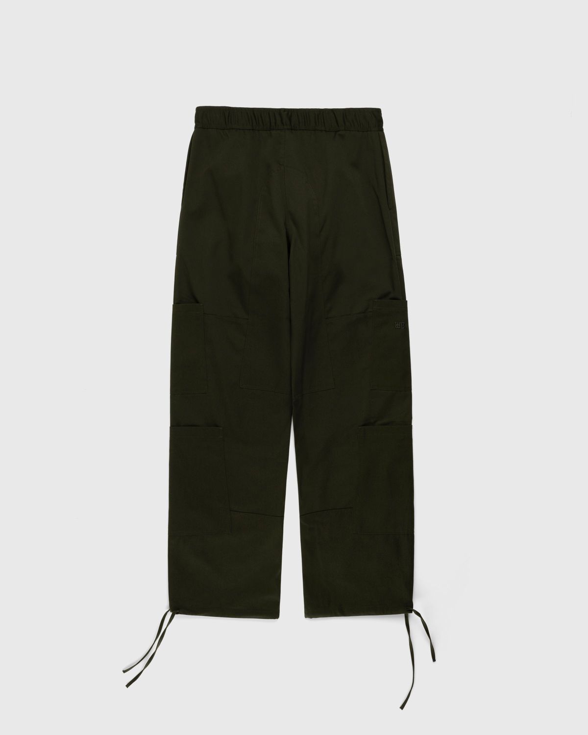 Wales Bonner – Earth Trousers Green - Pants - Green - Image 2