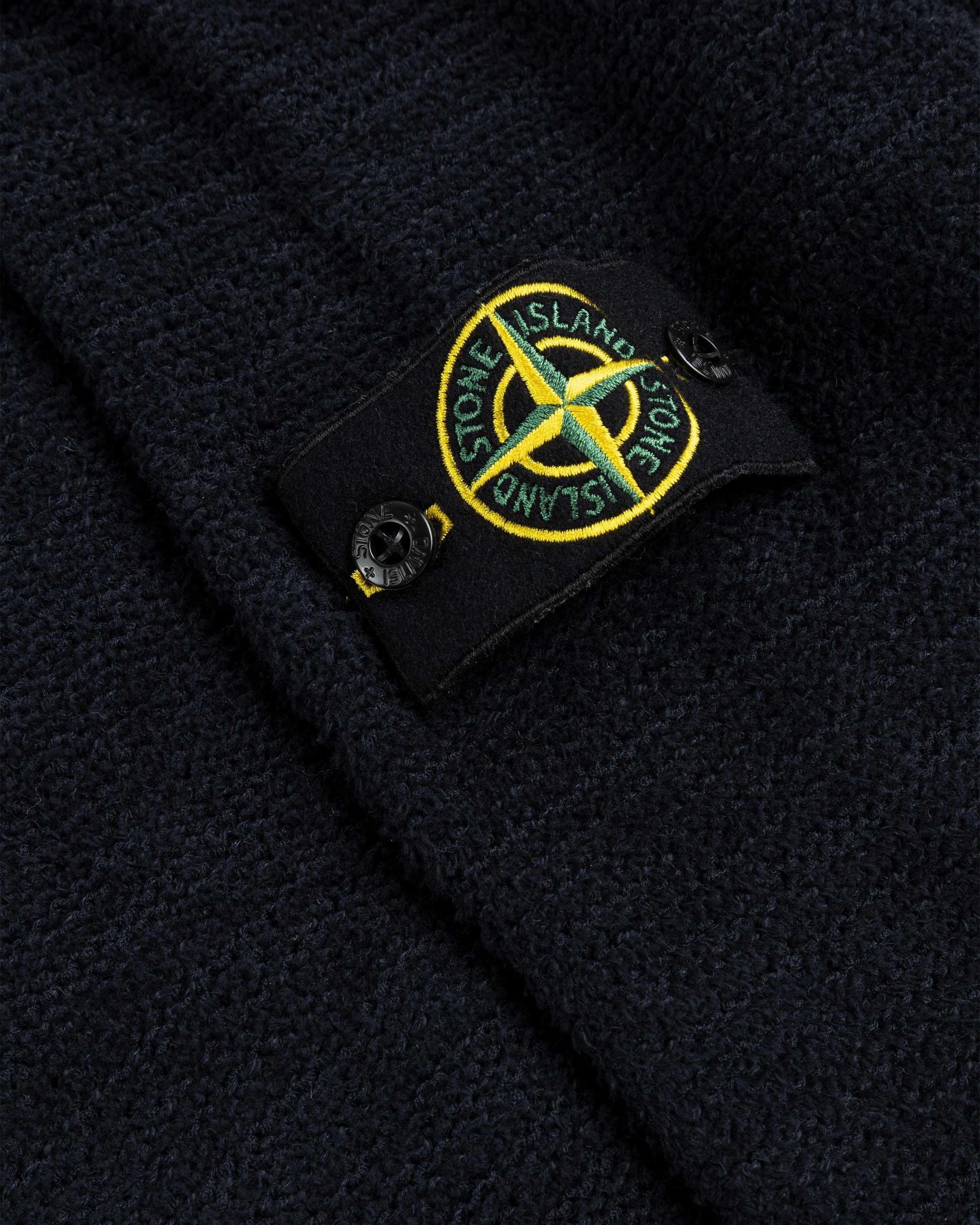 Stone Island – Cotton Crewneck Sweater Navy Blue - Knitwear - Blue - Image 4