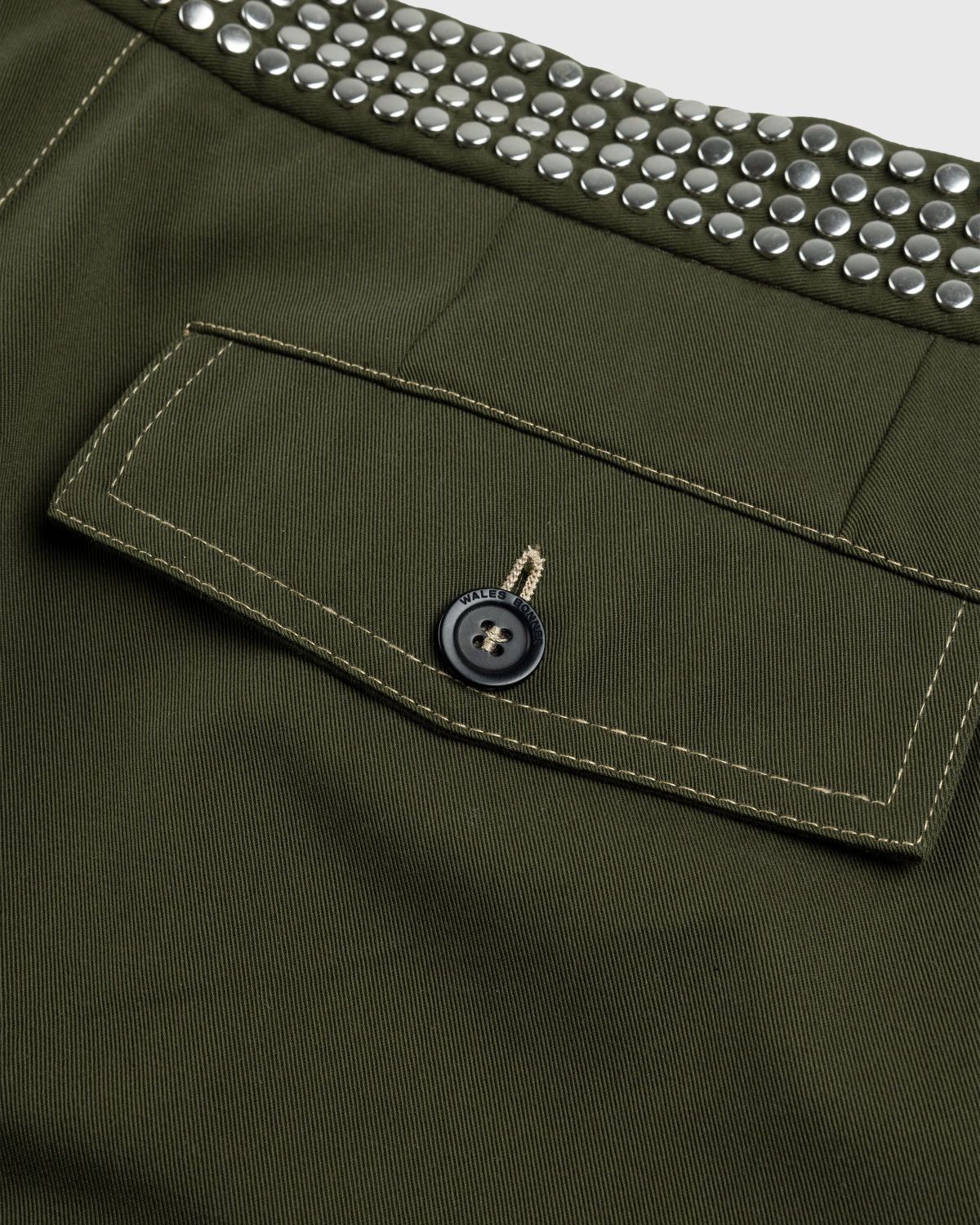 Wales Bonner – Tomorrow Trousers - Pants - Green - Image 3