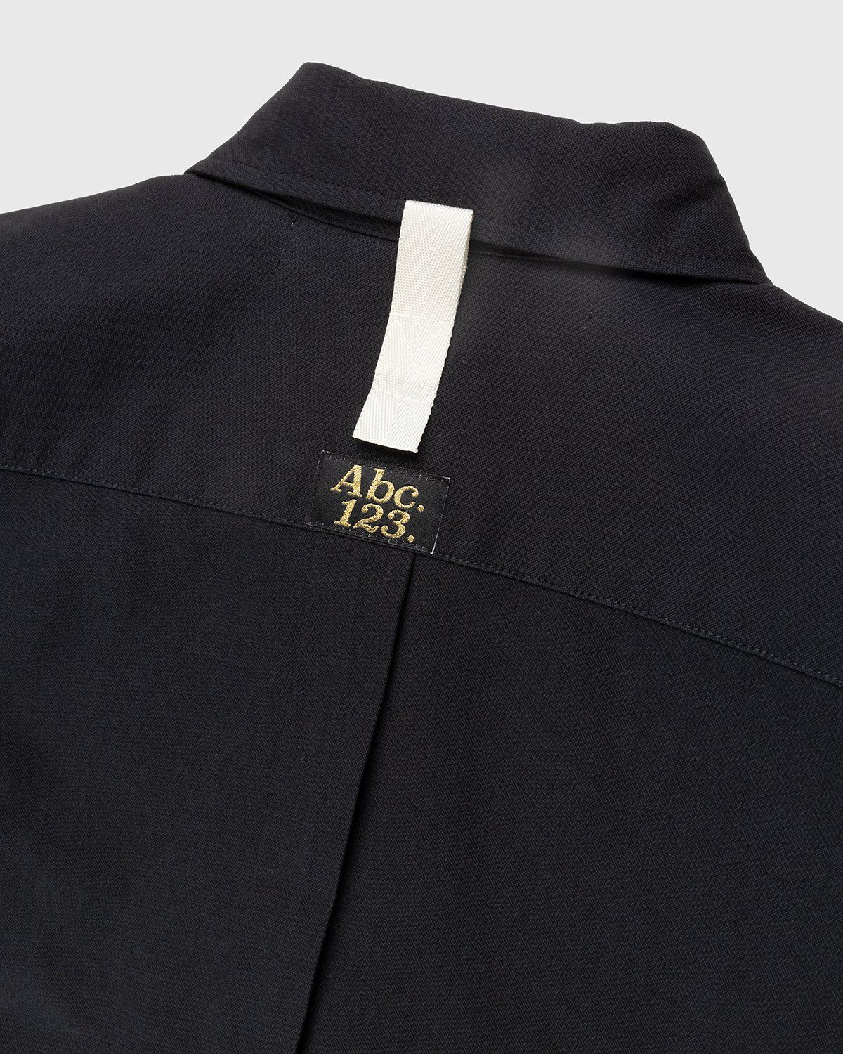 Abc. – Oxford Woven Shirt Anthracite - Longsleeve Shirts - Black - Image 5