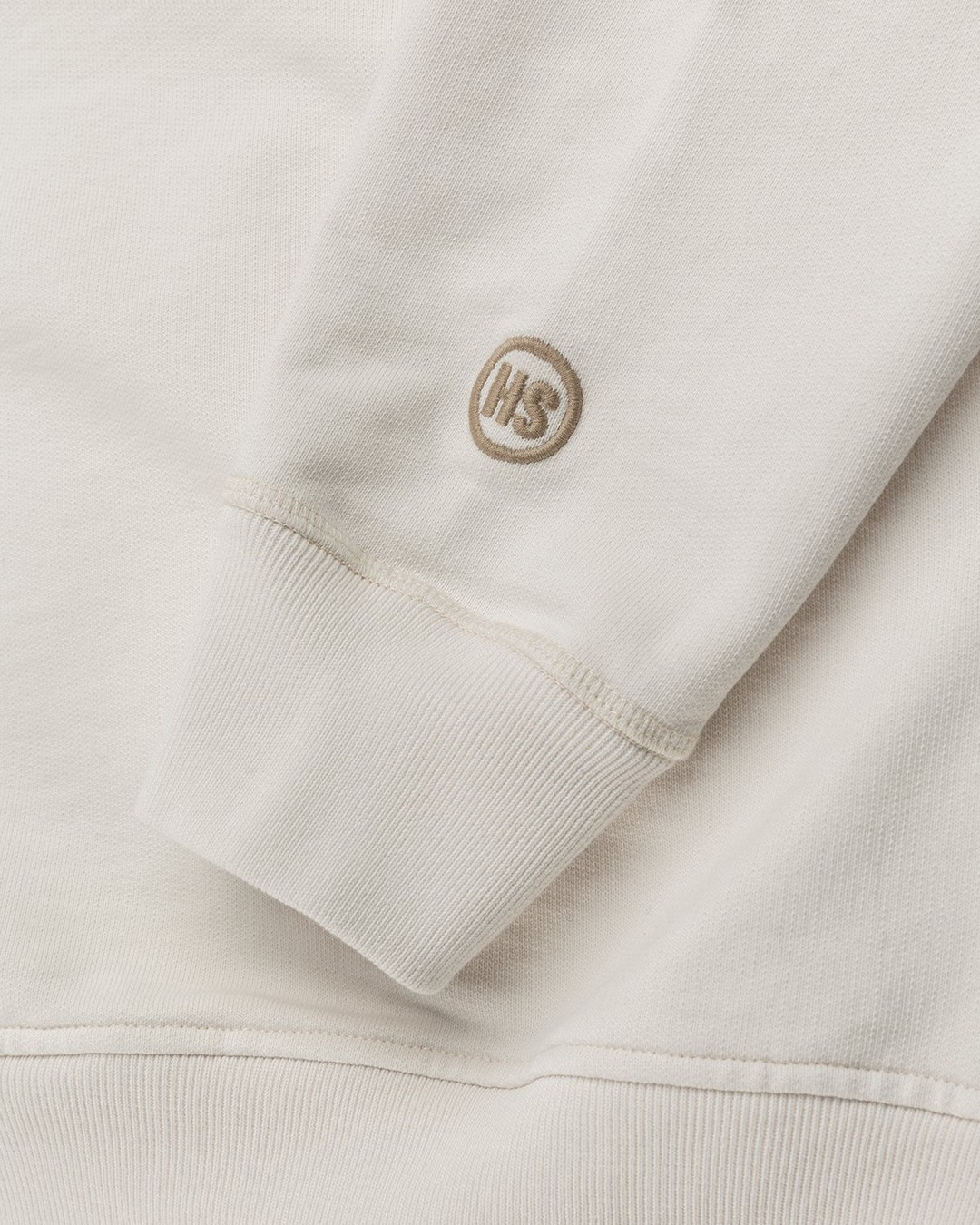 Highsnobiety – Logo Hoodie Natural - Sweats - Beige - Image 7