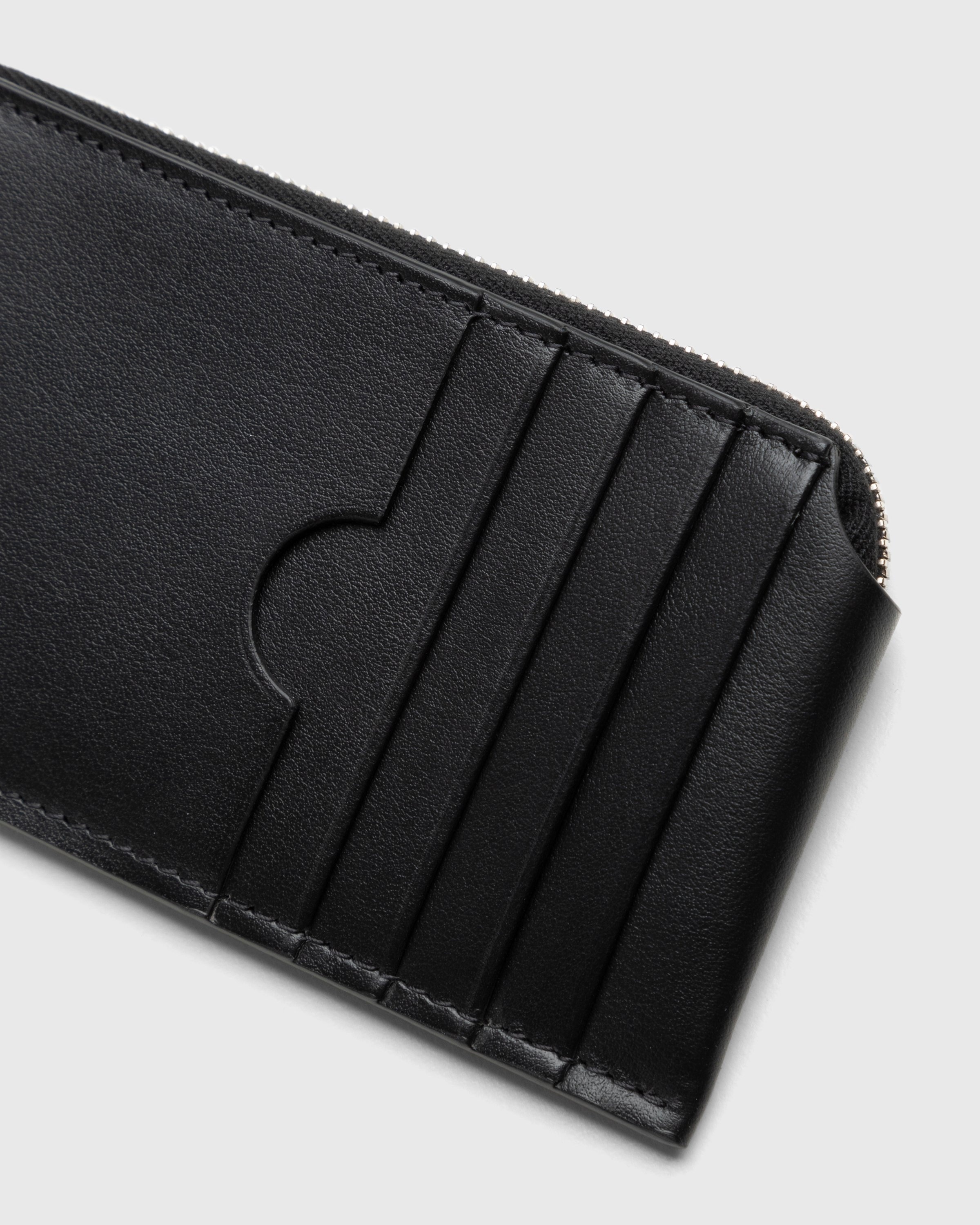 Acne Studios – Leather Zip Wallet Black - Wallets - Black - Image 4