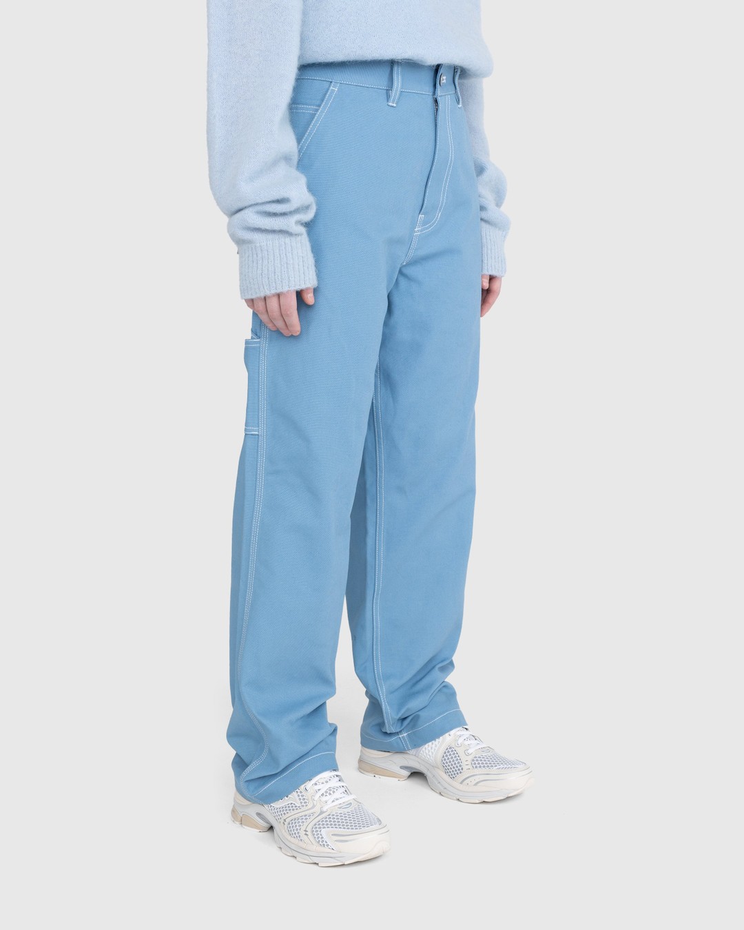 Highsnobiety – Carpenter Trouser Light Blue - Pants - Blue - Image 5