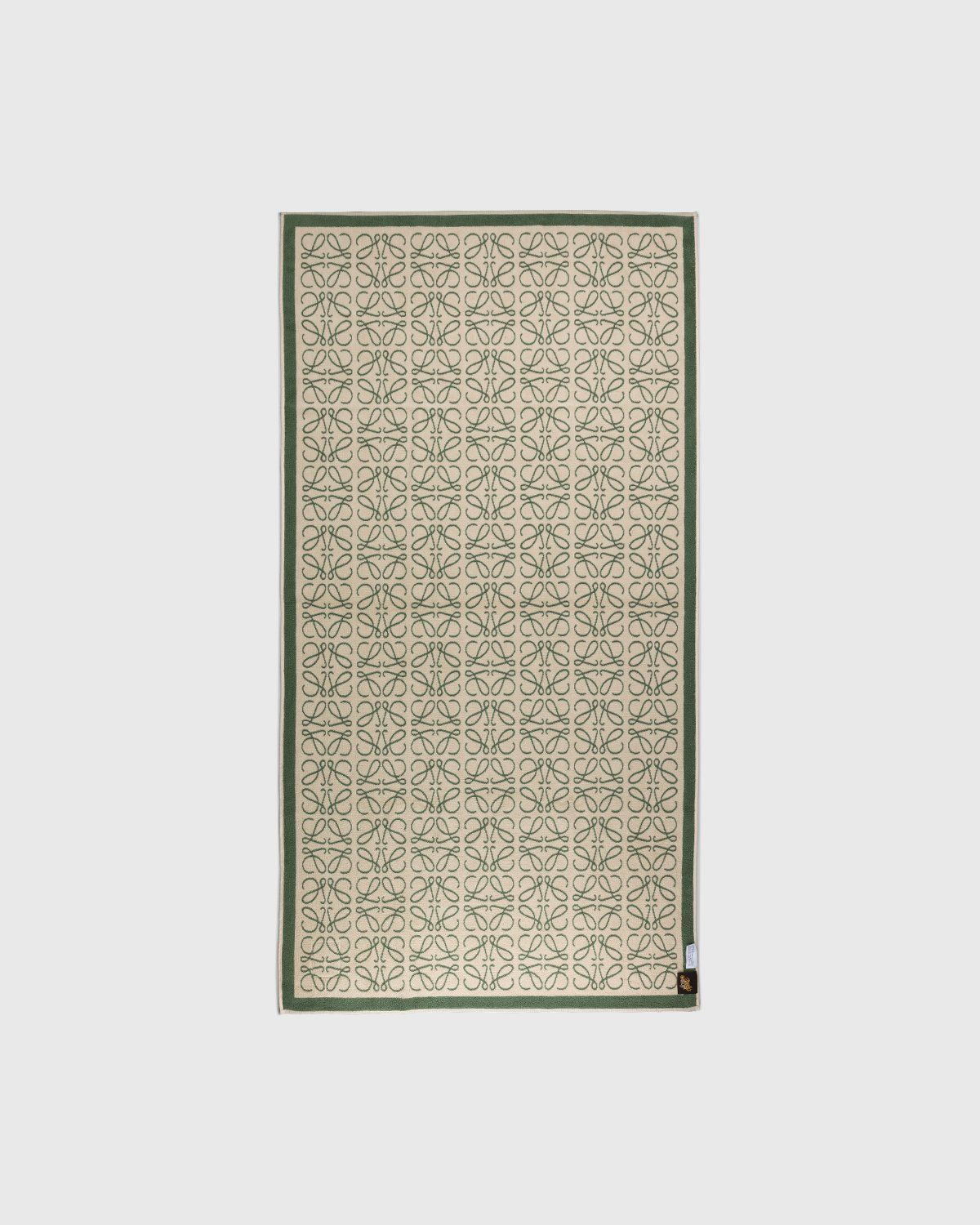 Loewe – Paula's Ibiza Anagram Towel Green - Towels - Green - Image 3