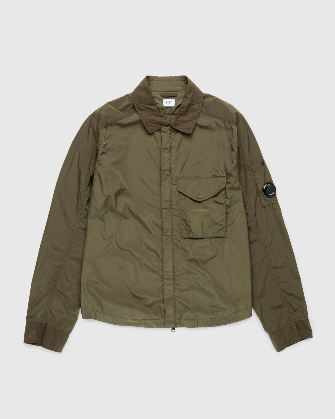 C.P. Company – Chrome-R Overshirt Ivy Green - Outerwear - Green - Image 1