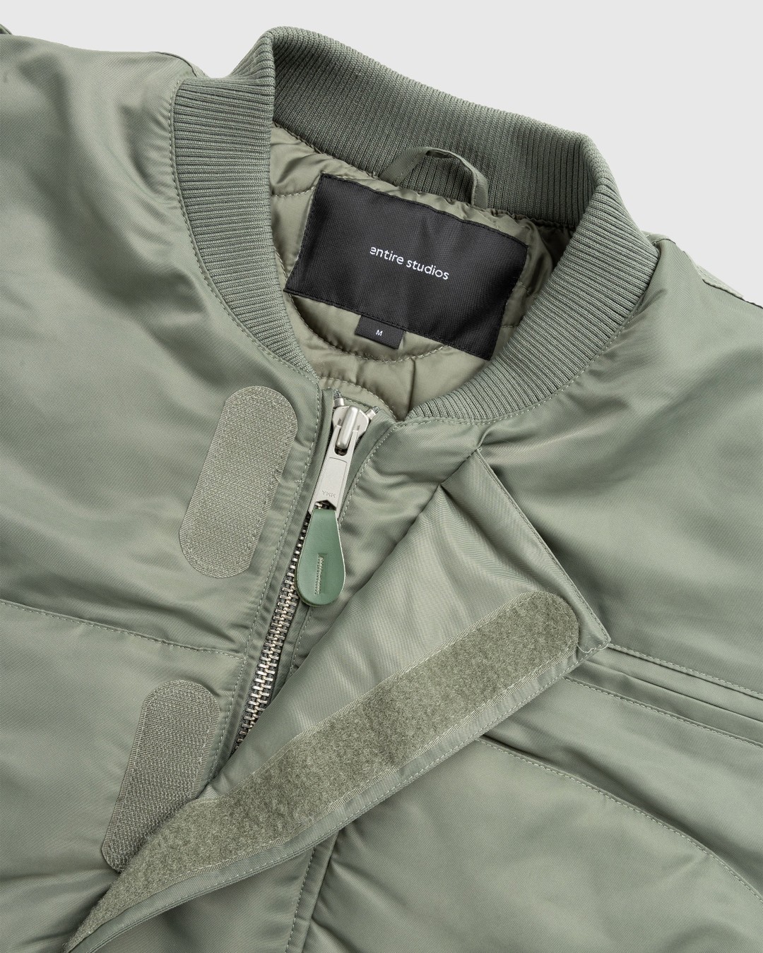 Entire Studios – A-2 Bomber Swamp - Outerwear - Grey - Image 5