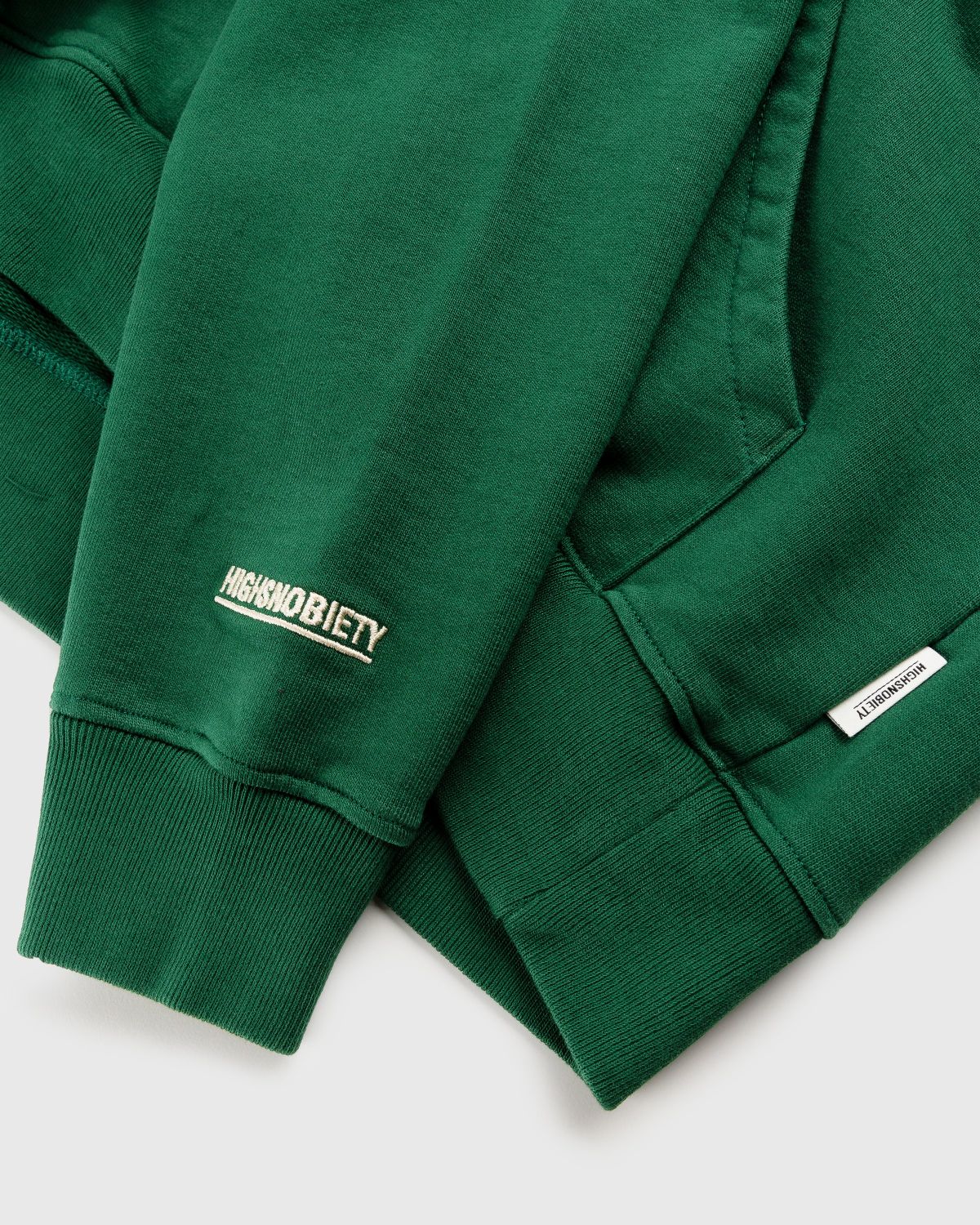 RUF x Highsnobiety – Logo Embroidered Hoodie Green - Sweats - Green - Image 5