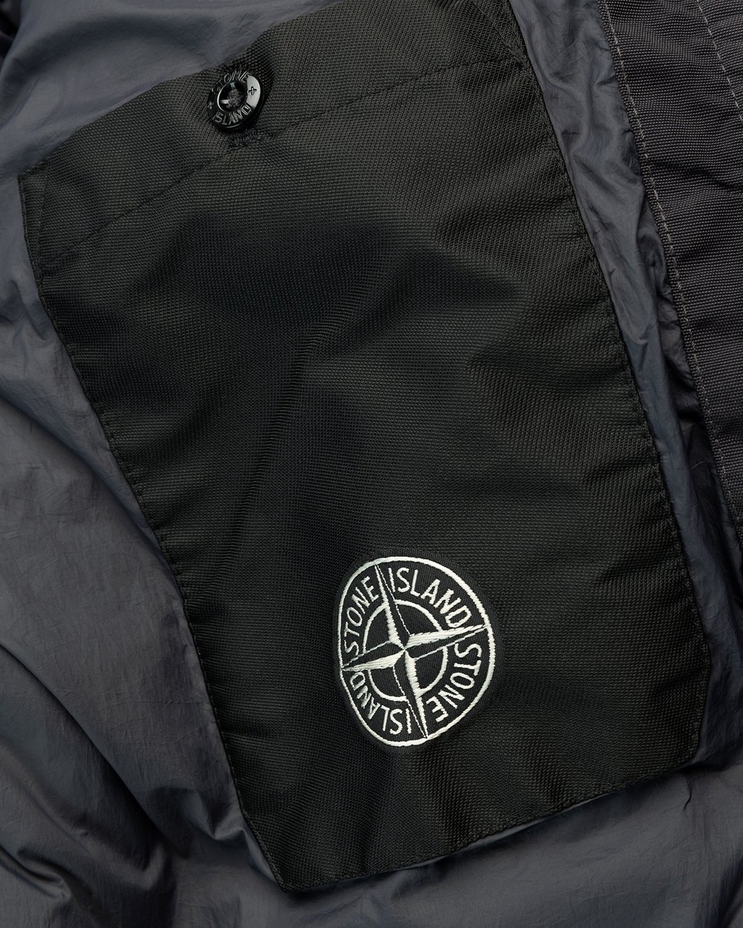 Stone Island – Real Down Jacket Charcoal - Outerwear - Black - Image 6