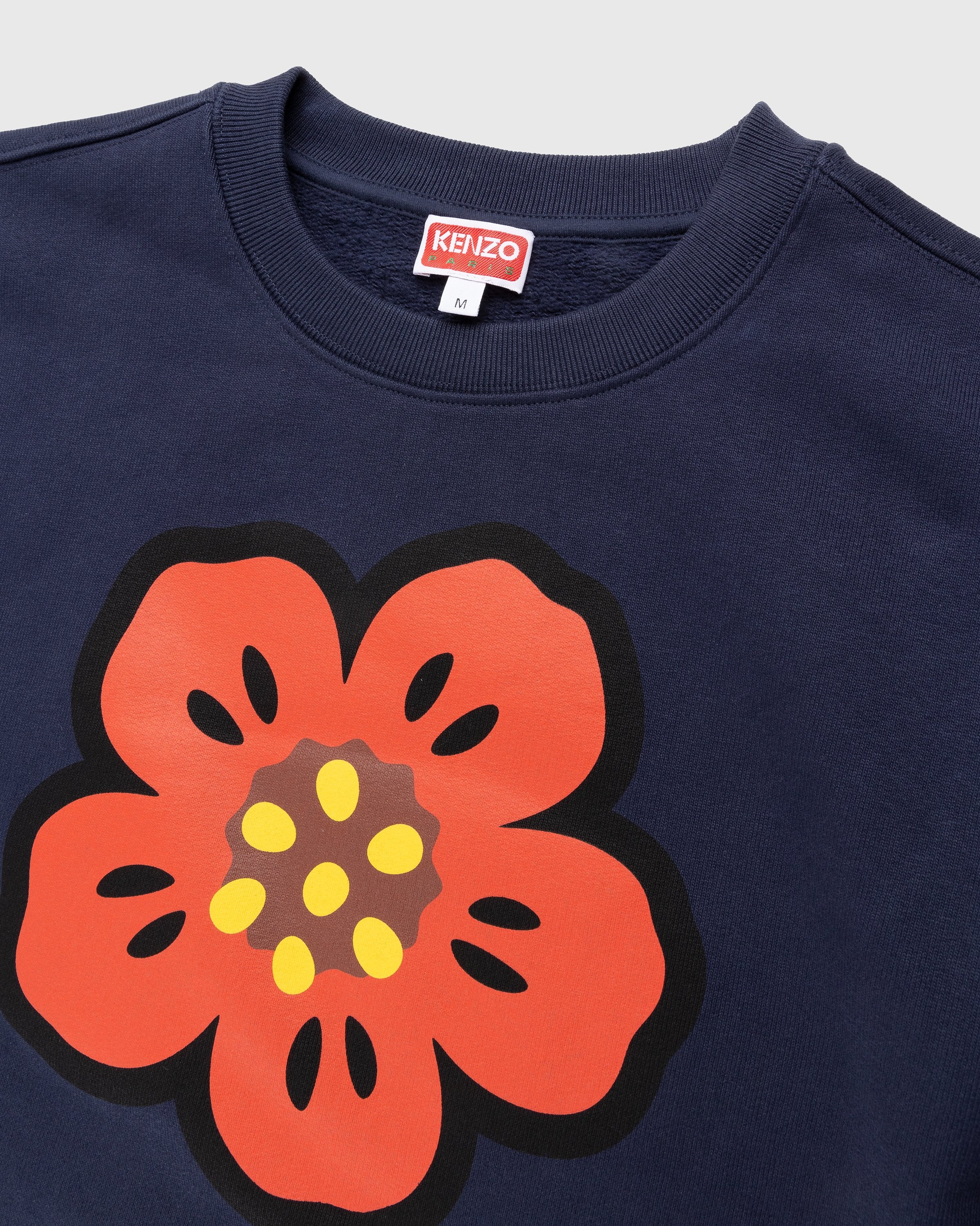 Kenzo – Boke Flower Sweatshirt Midnight Blue - Sweats - Black - Image 4